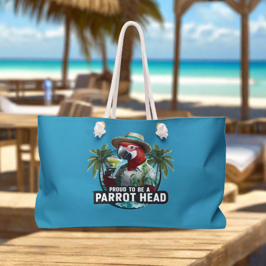Proud to be a Parrot Head - Beach Bag