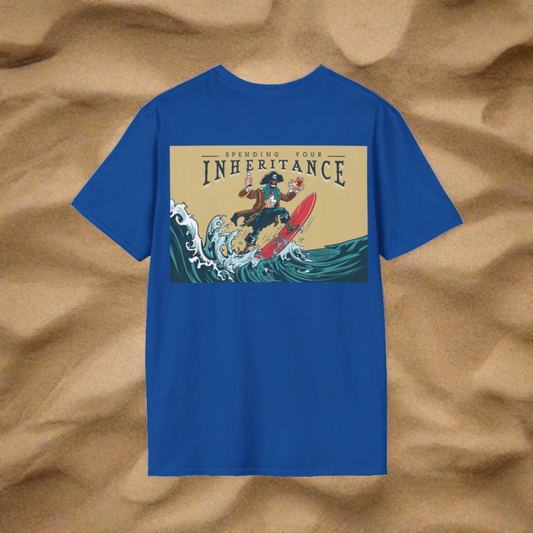 Spending Your Inheritance at the Beach - Unisex Softstyle T-Shirt