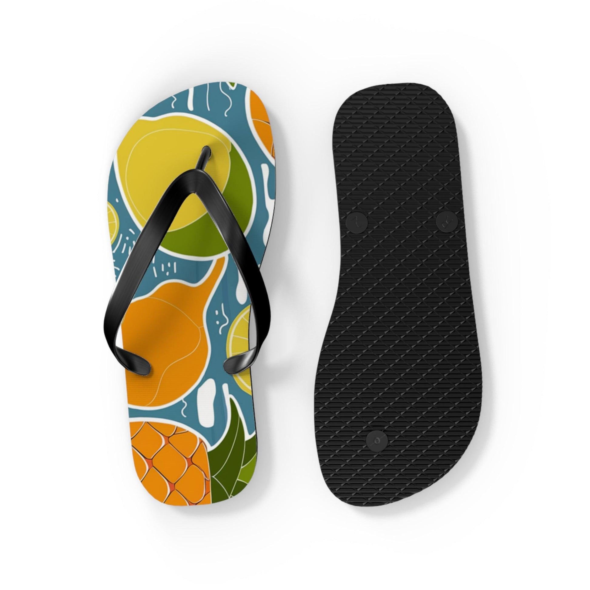 Tropical Fruit Inspired Flip Flops, Express Your Beach Loving Self - Coastal Collections