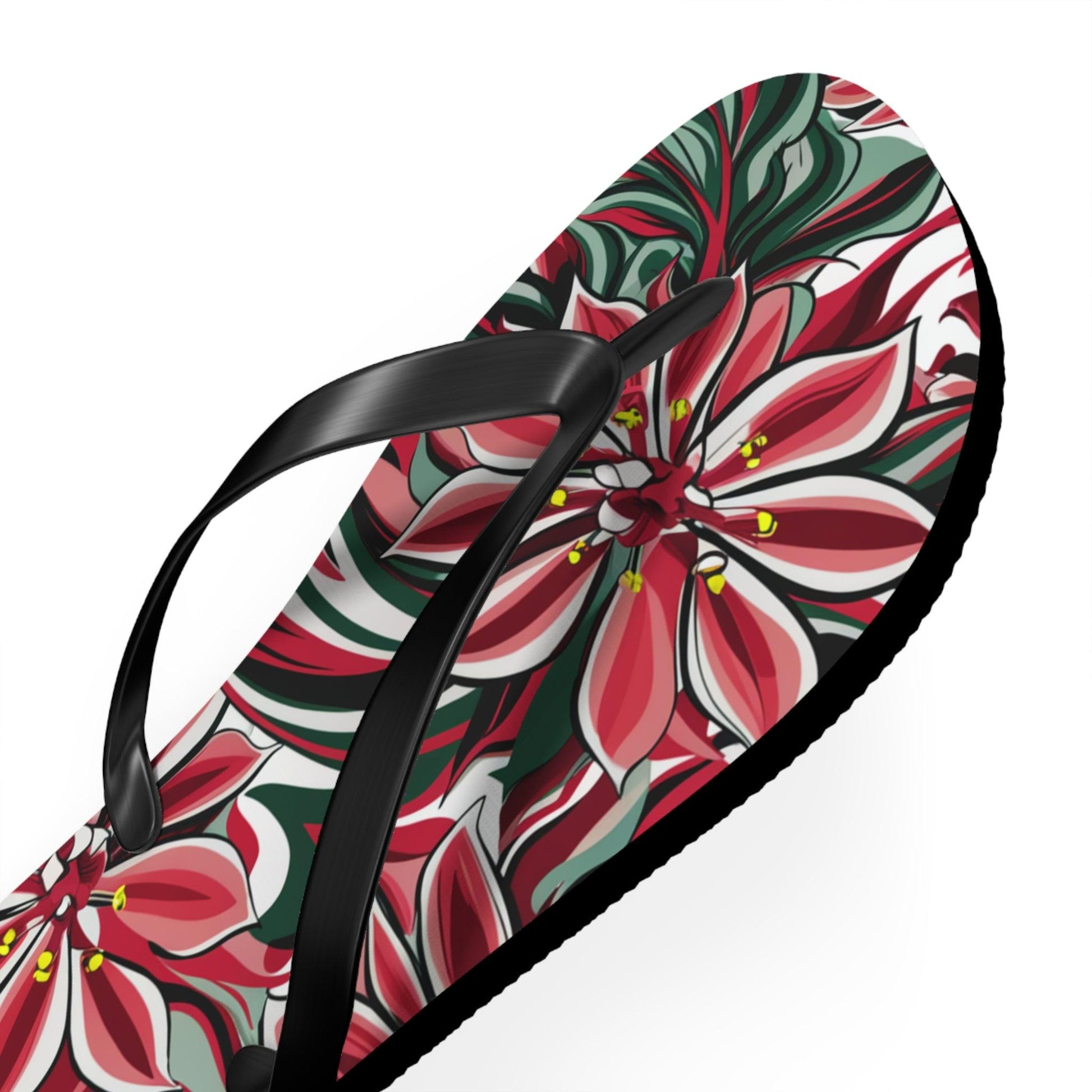 Oleander Flower Inspired Flip Flops, Express Your Beach Loving Self - Coastal Collections