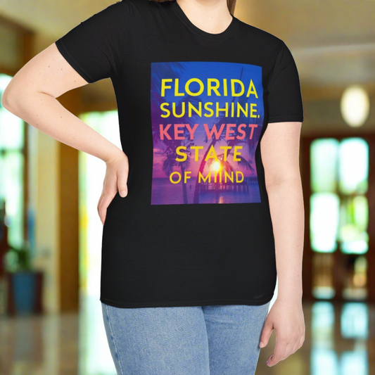 Florida Sunshine, Keywest - Unisex Softstyle T-Shirt