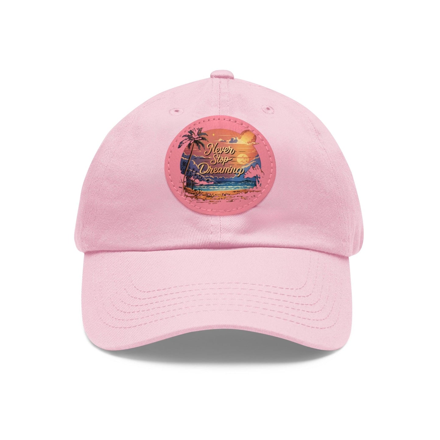 Never Stop Dreamin Cap, Beach Hair Day Hat, Inspirational Beach Inspired Cap - Coastal Collections
