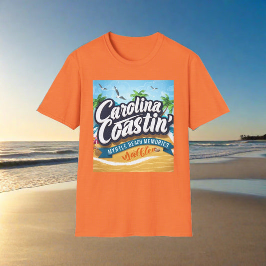 Carolina Coastin, Myrtle Beach - Unisex Softstyle T-Shirt