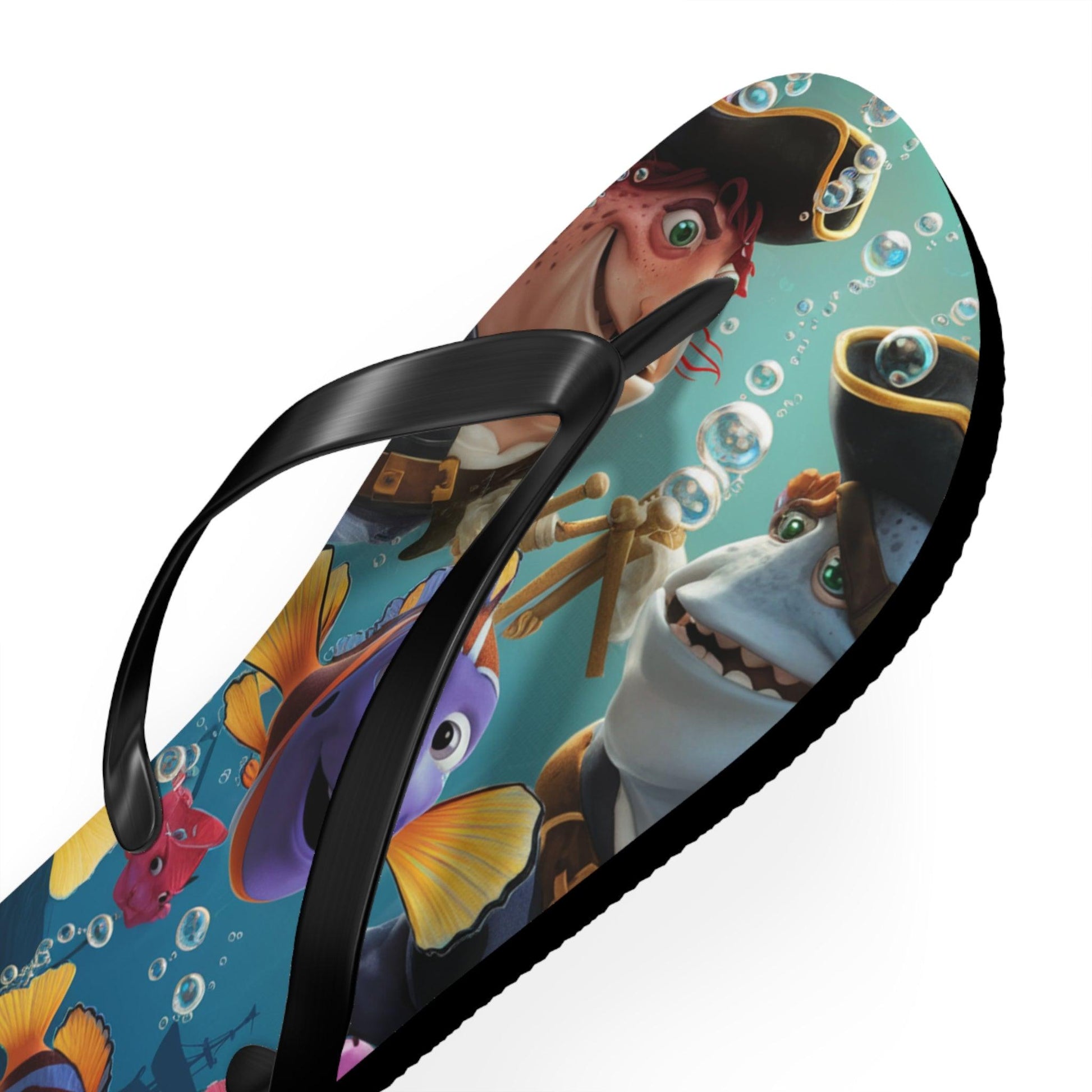 Comical Fish and Pirates Inspired Flip Flops, Express Your Beach Loving Self - Coastal Collections