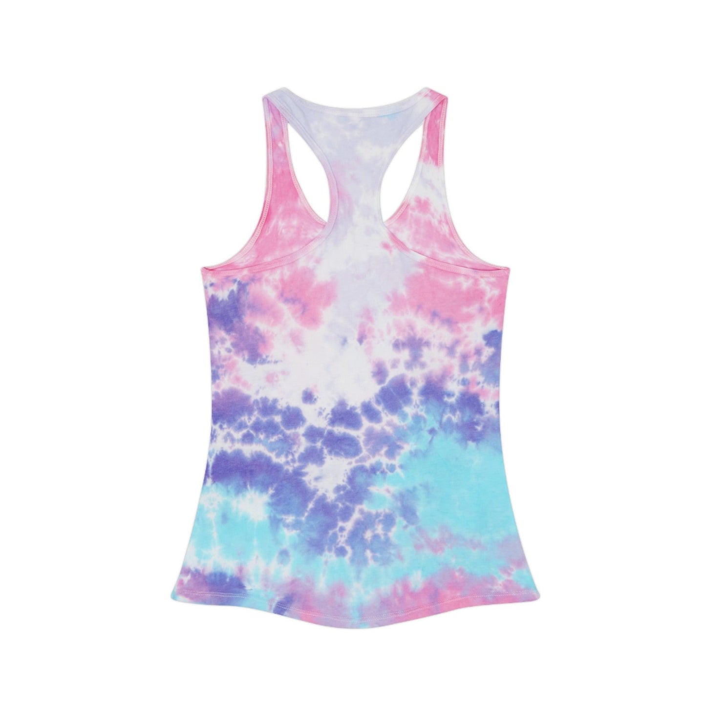 Salt and Tequila Feed the Soul Tie Dye Racerback Tank Top - Coastal Collections