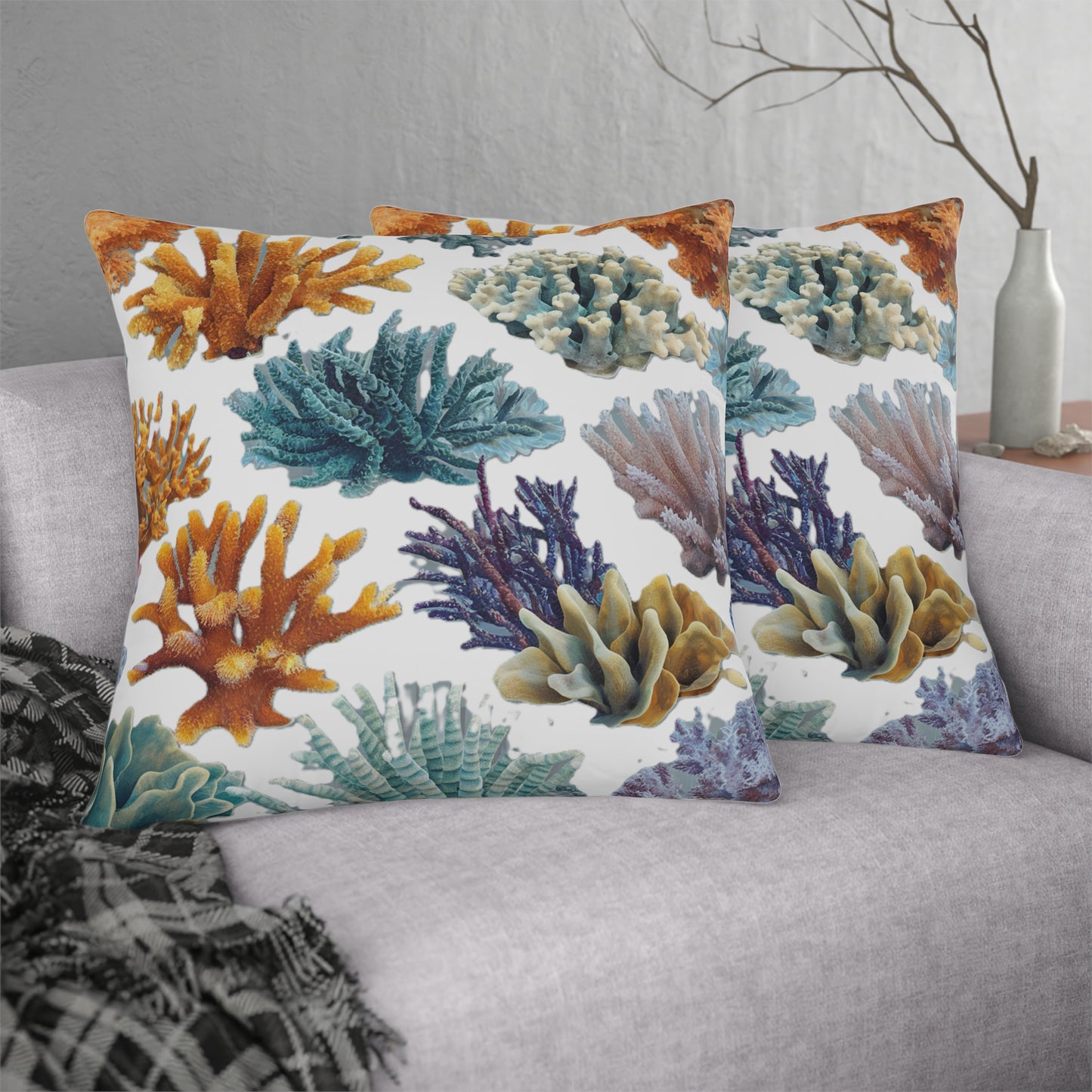 Sea Coral - Waterproof Pillow