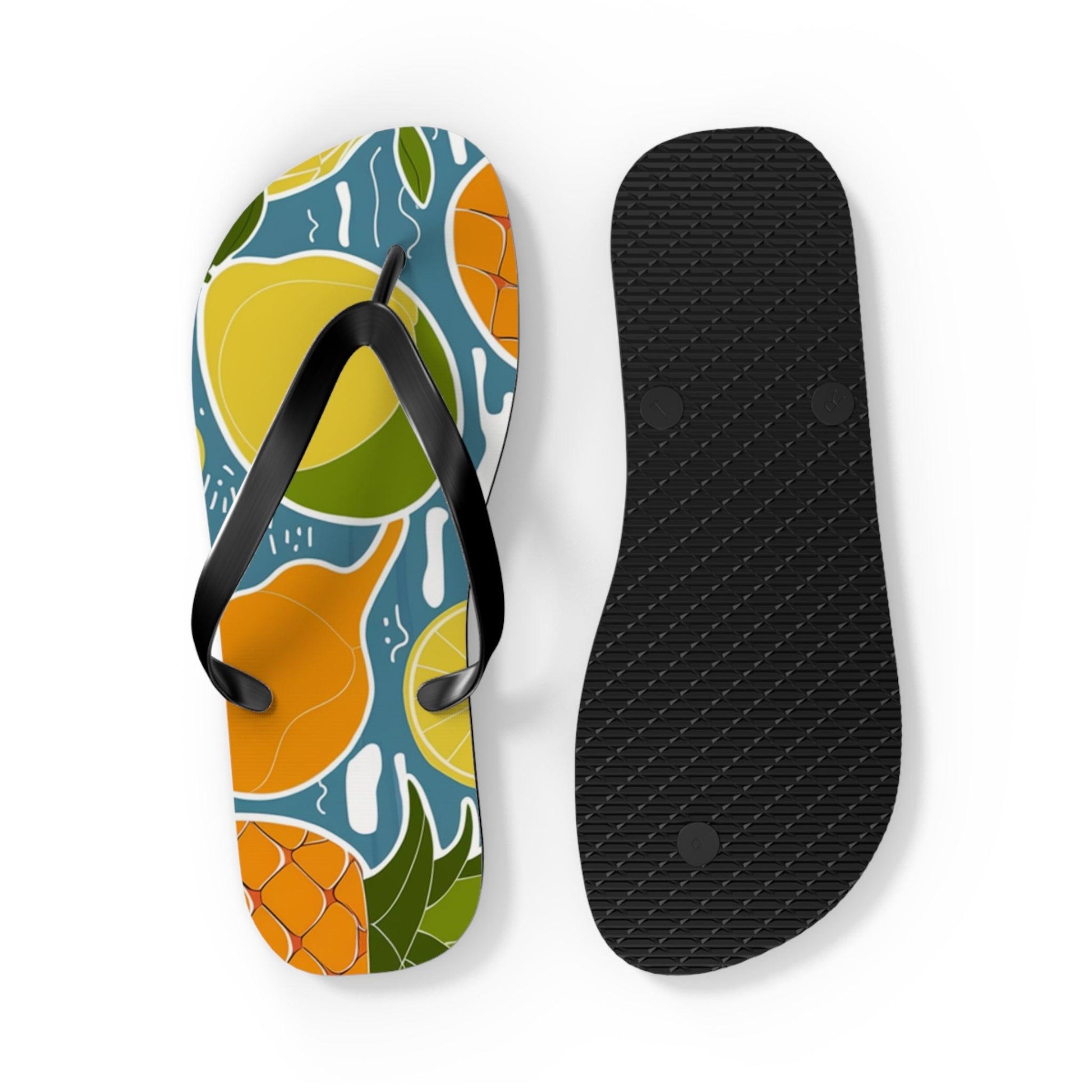Tropical Fruit Inspired Flip Flops, Express Your Beach Loving Self - Coastal Collections