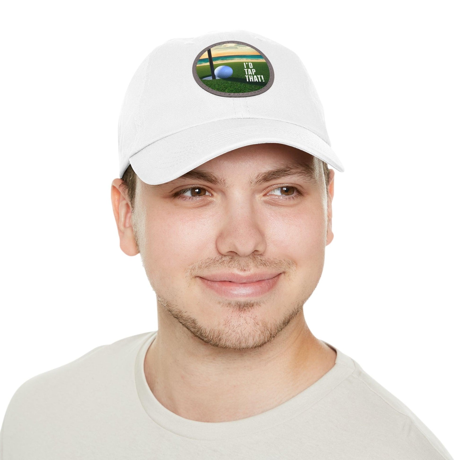 I'd Tap that Beach Side Golfing Hat, Funny Saying Beach Cap, Gulf Inspired Cap - Coastal Collections