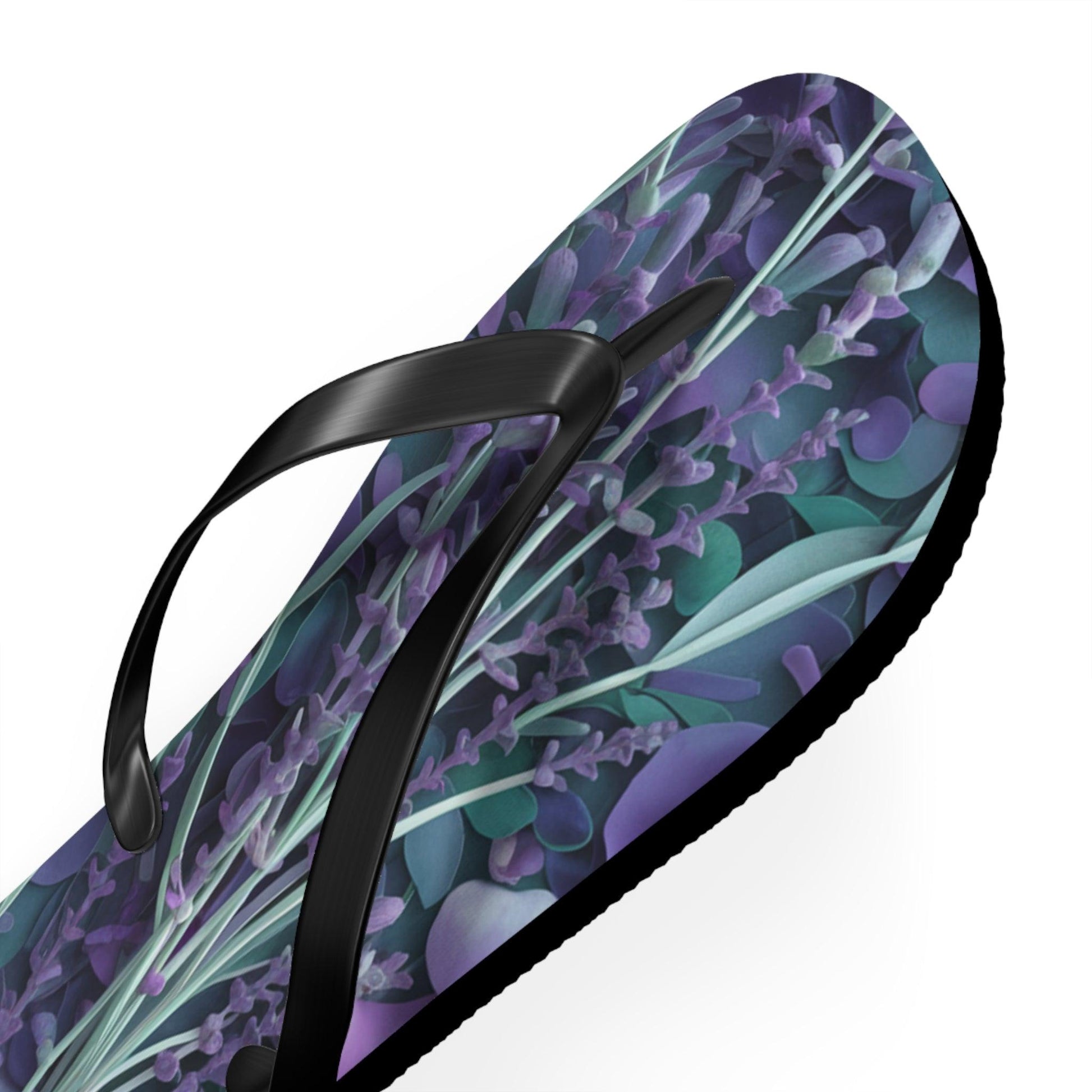 Lavendar Inspired Flip Flops, Express Your Beach Loving Self - Coastal Collections