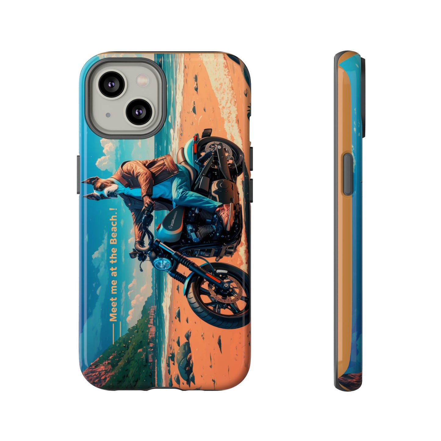 Let's Ride - Great Dane Biker Protective Phone Case