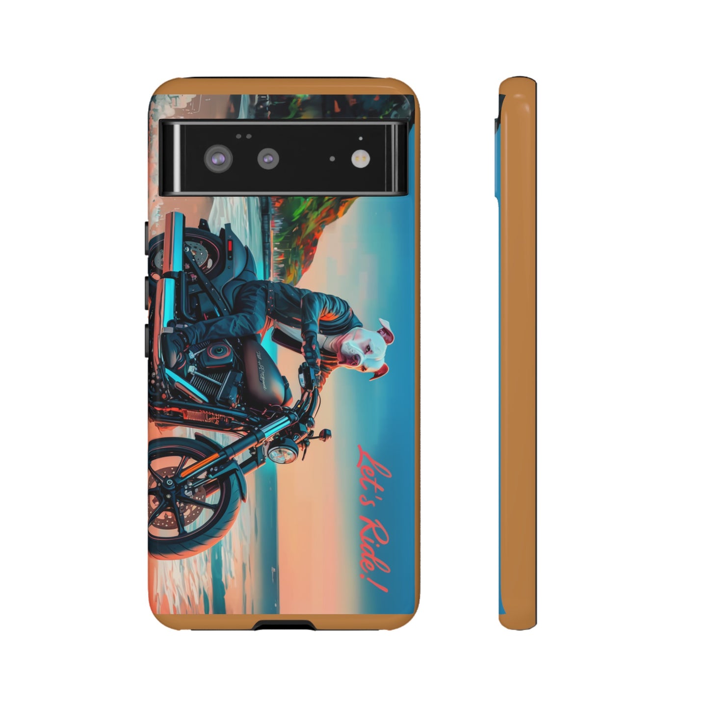 Let's Ride - Bulldog Biker Protective Phone Case