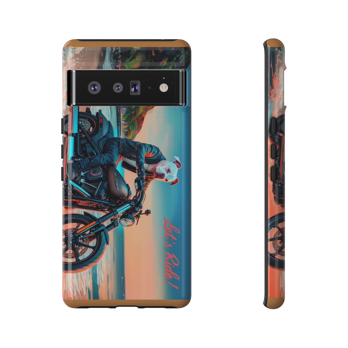 Let's Ride - Bulldog Biker Protective Phone Case