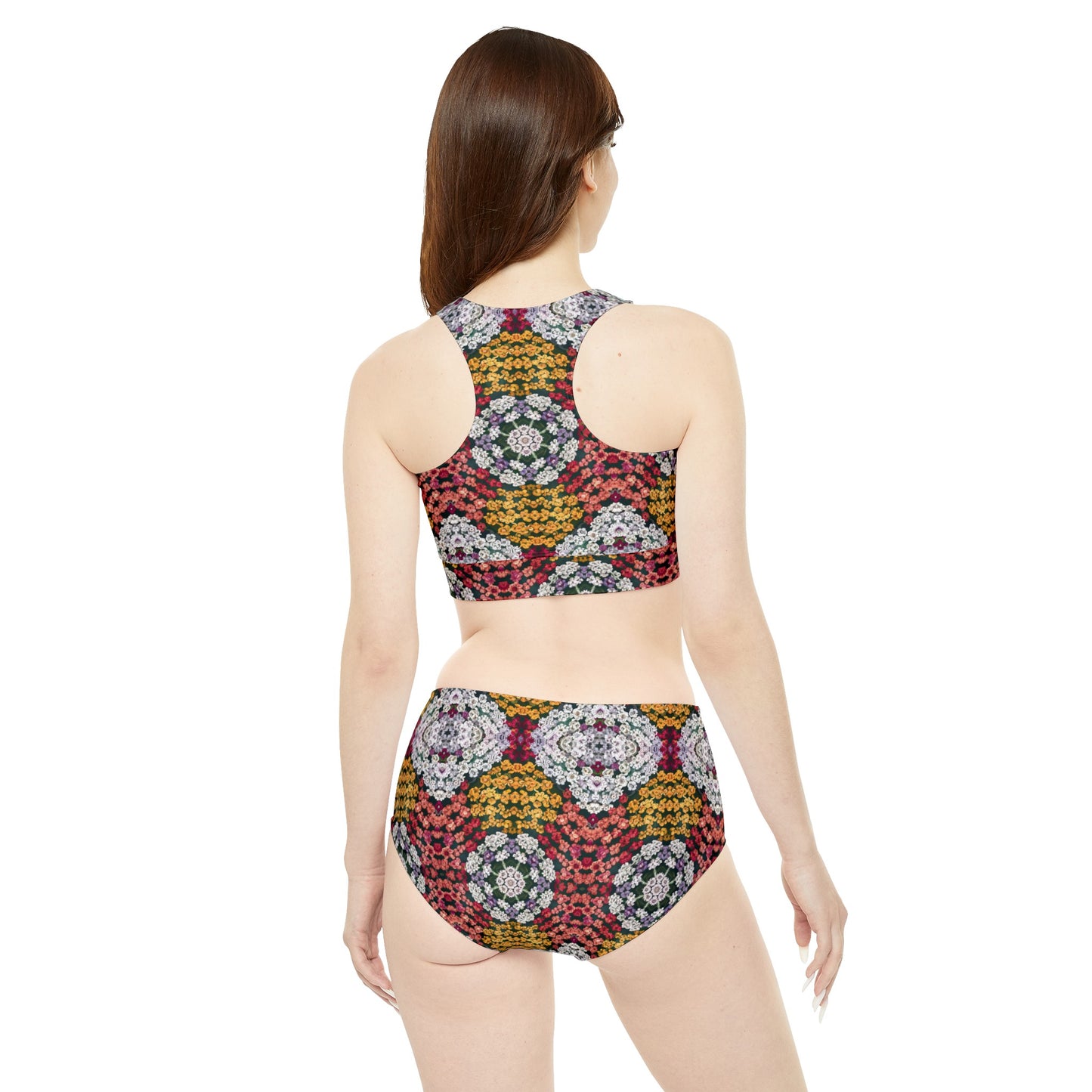 Yarrow Flower Sporty Bikini Set