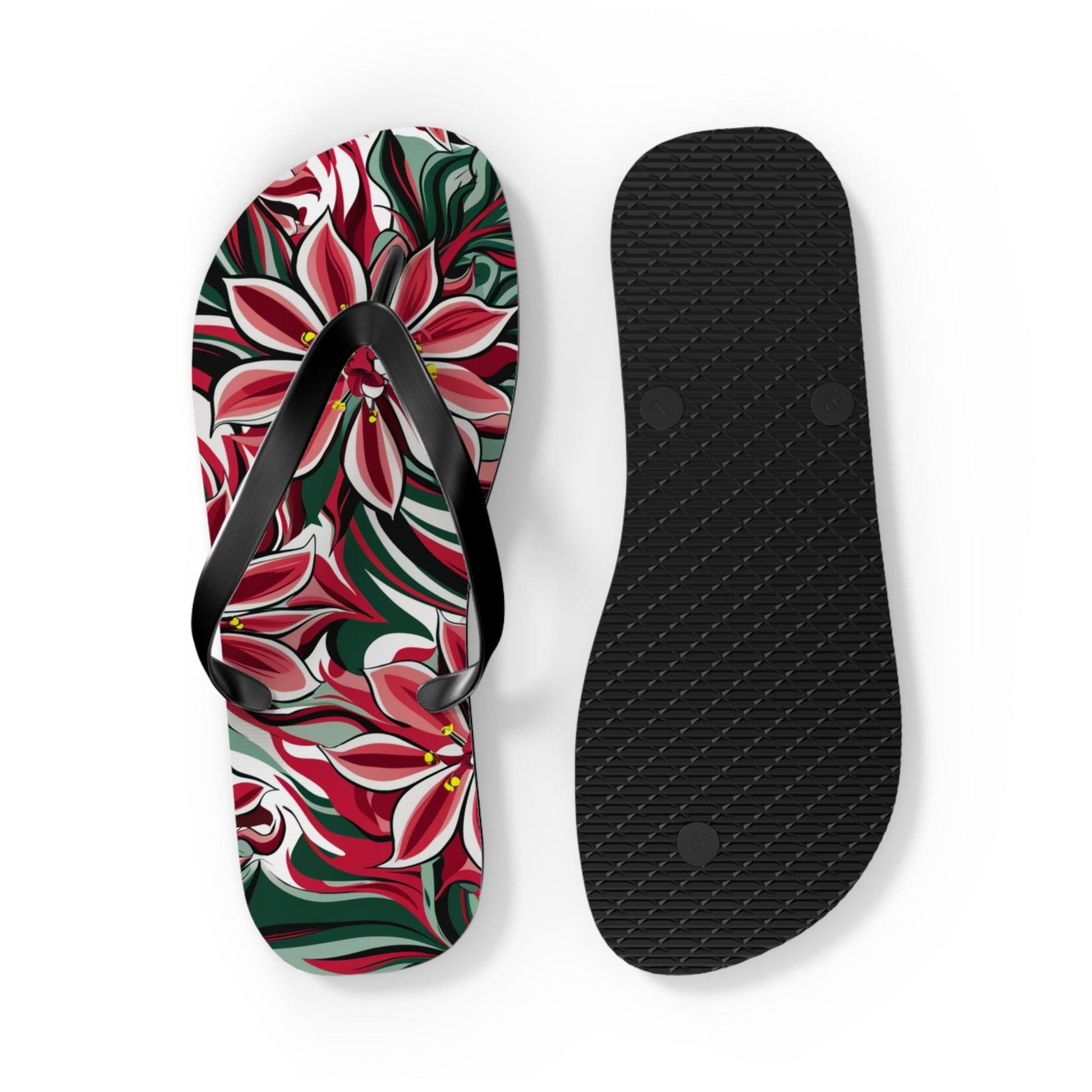 Oleander Flower Inspired Flip Flops, Express Your Beach Loving Self - Coastal Collections