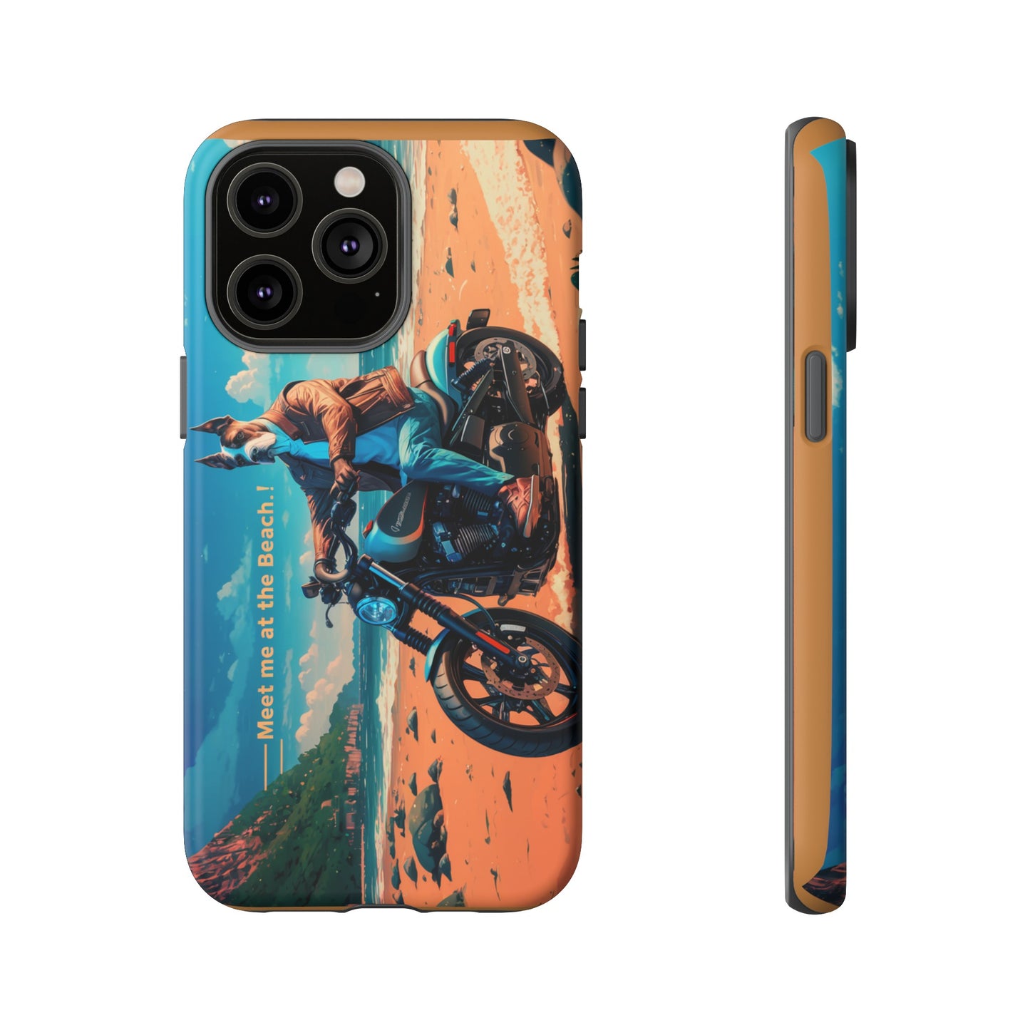 Let's Ride - Great Dane Biker Protective Phone Case