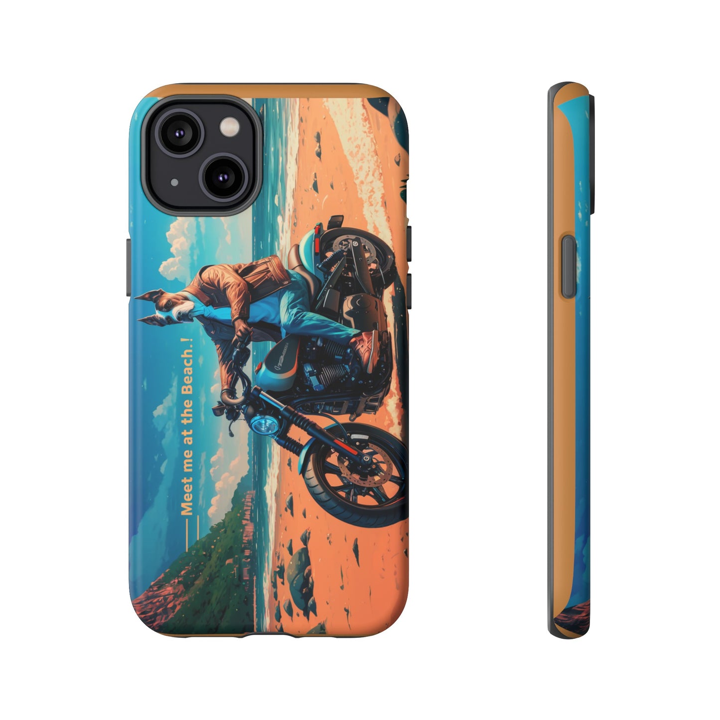 Let's Ride - Great Dane Biker Protective Phone Case