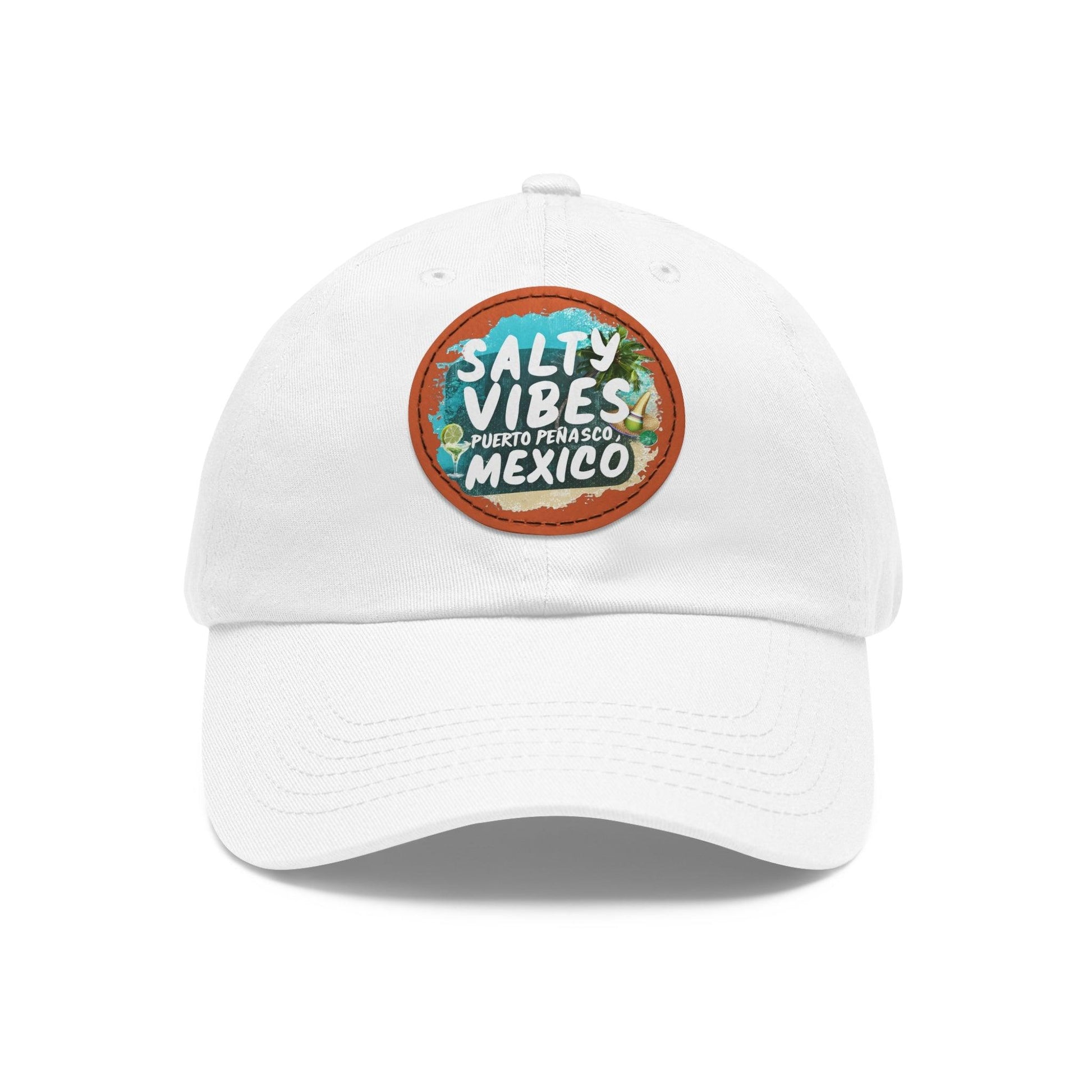 Salty Vibes Puerto Penasco Cap, Beach Hair Day Hat, Inspirational Beach Inspired Cap - Coastal Collections