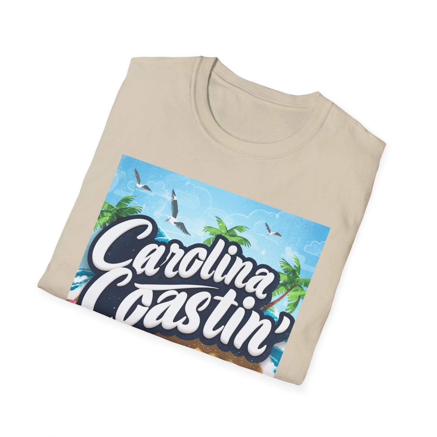 Carolina Coastin, Myrtle Beach - Unisex Softstyle T-Shirt