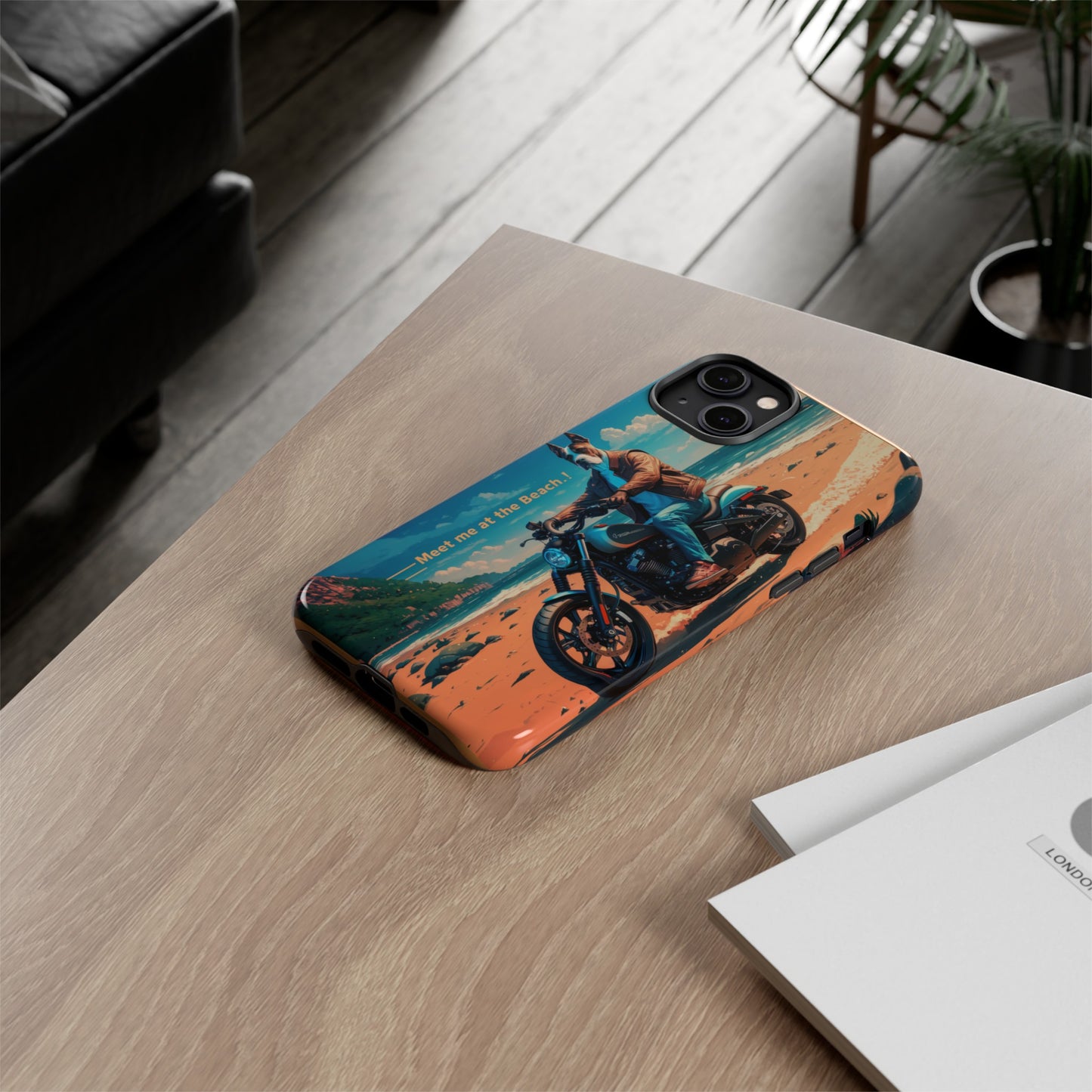 Let's Ride - Great Dane Biker Protective Phone Case