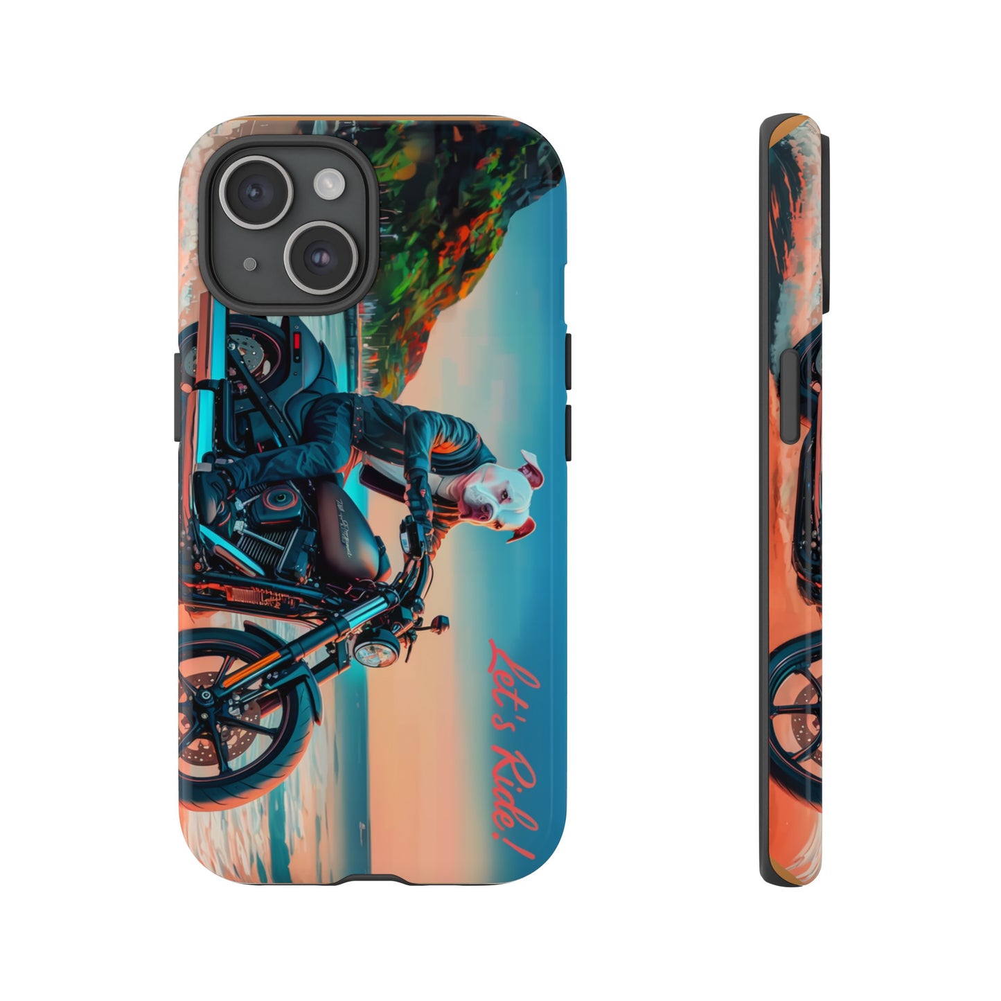 Let's Ride - Bulldog Biker Protective Phone Case