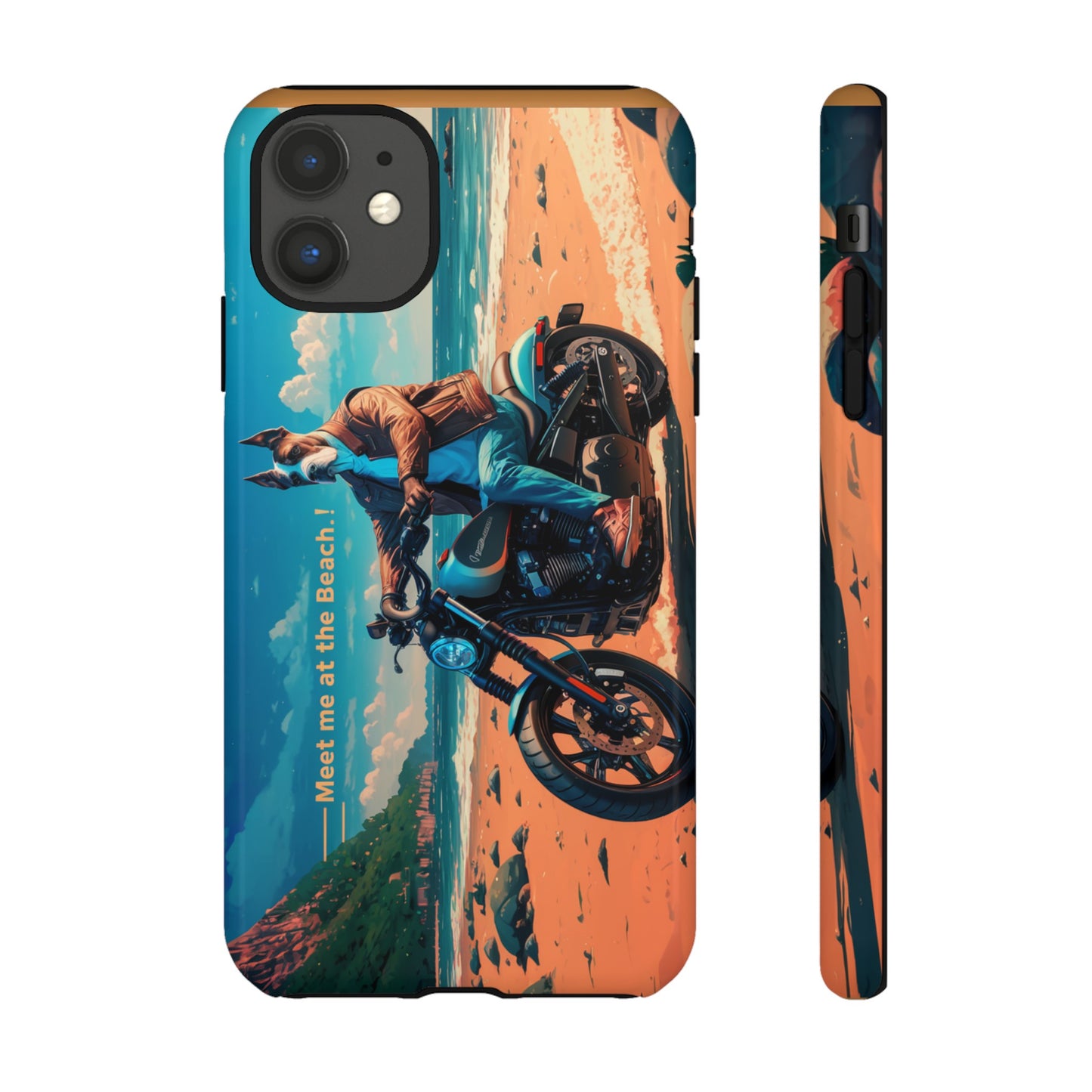 Let's Ride - Great Dane Biker Protective Phone Case