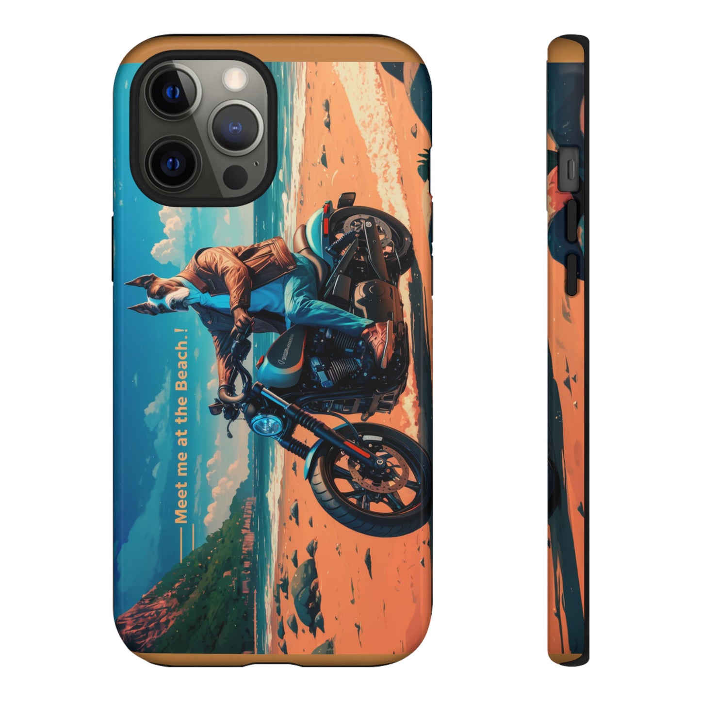 Let's Ride - Great Dane Biker Protective Phone Case