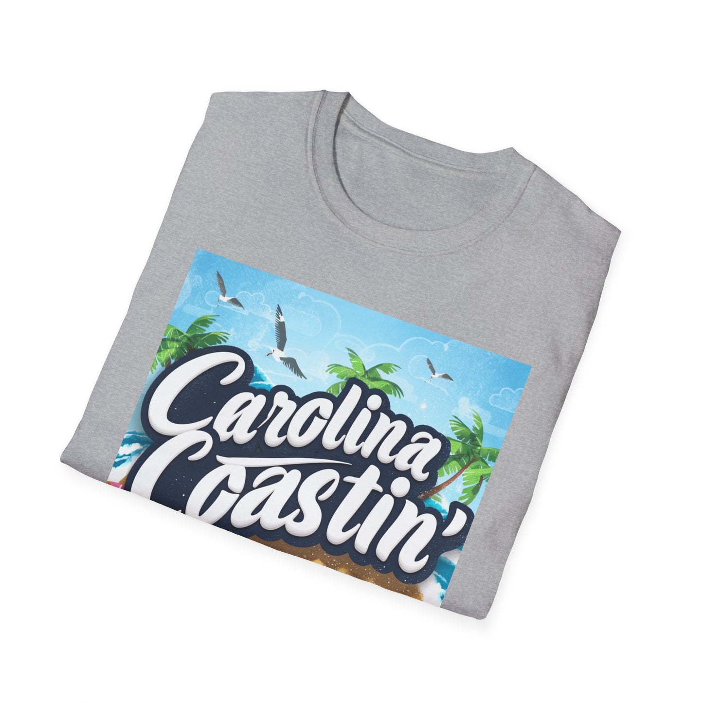 Carolina Coastin, Myrtle Beach - Unisex Softstyle T-Shirt