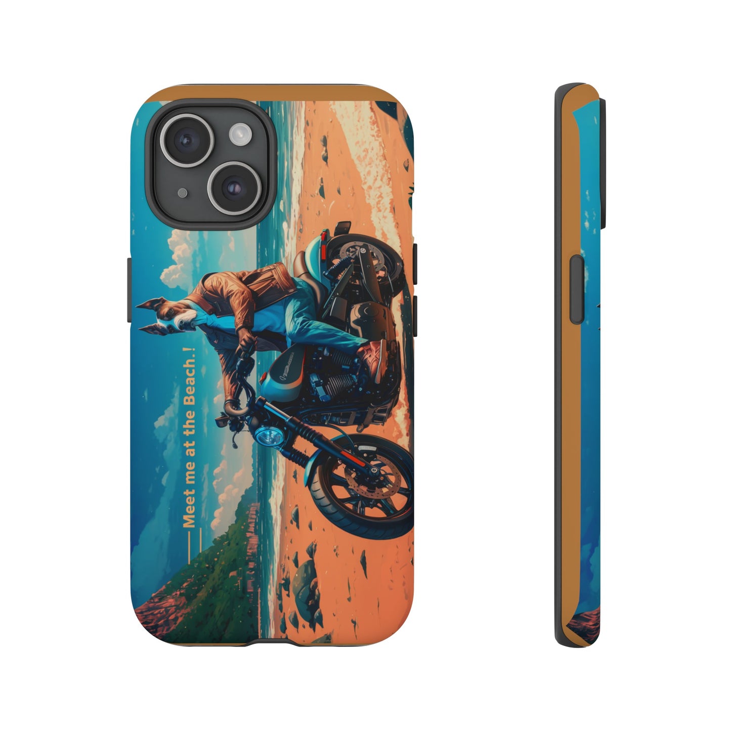 Let's Ride - Great Dane Biker Protective Phone Case