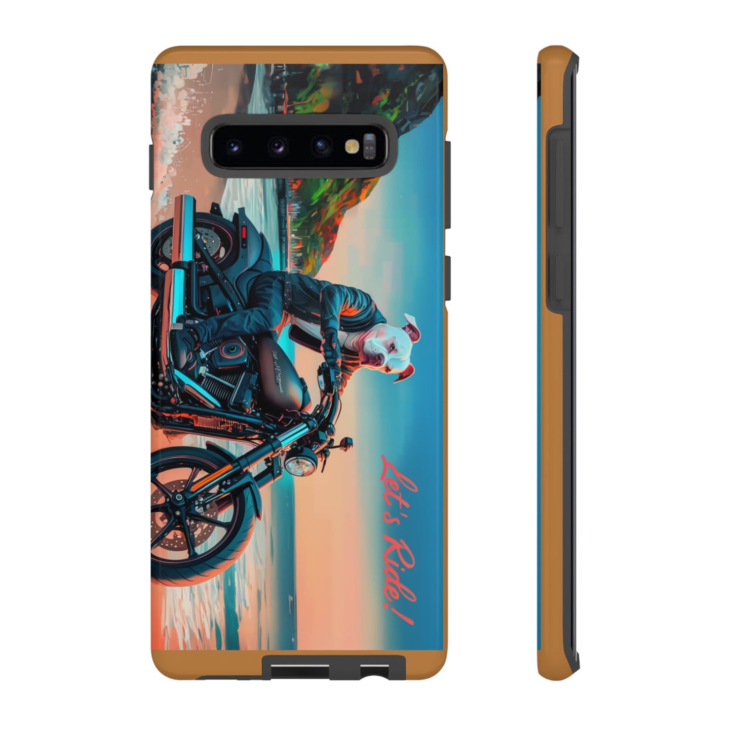 Let's Ride - Bulldog Biker Protective Phone Case