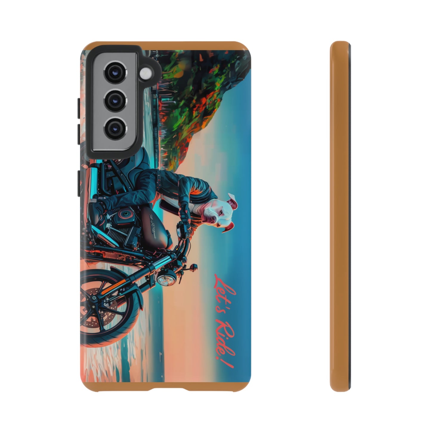 Let's Ride - Bulldog Biker Protective Phone Case