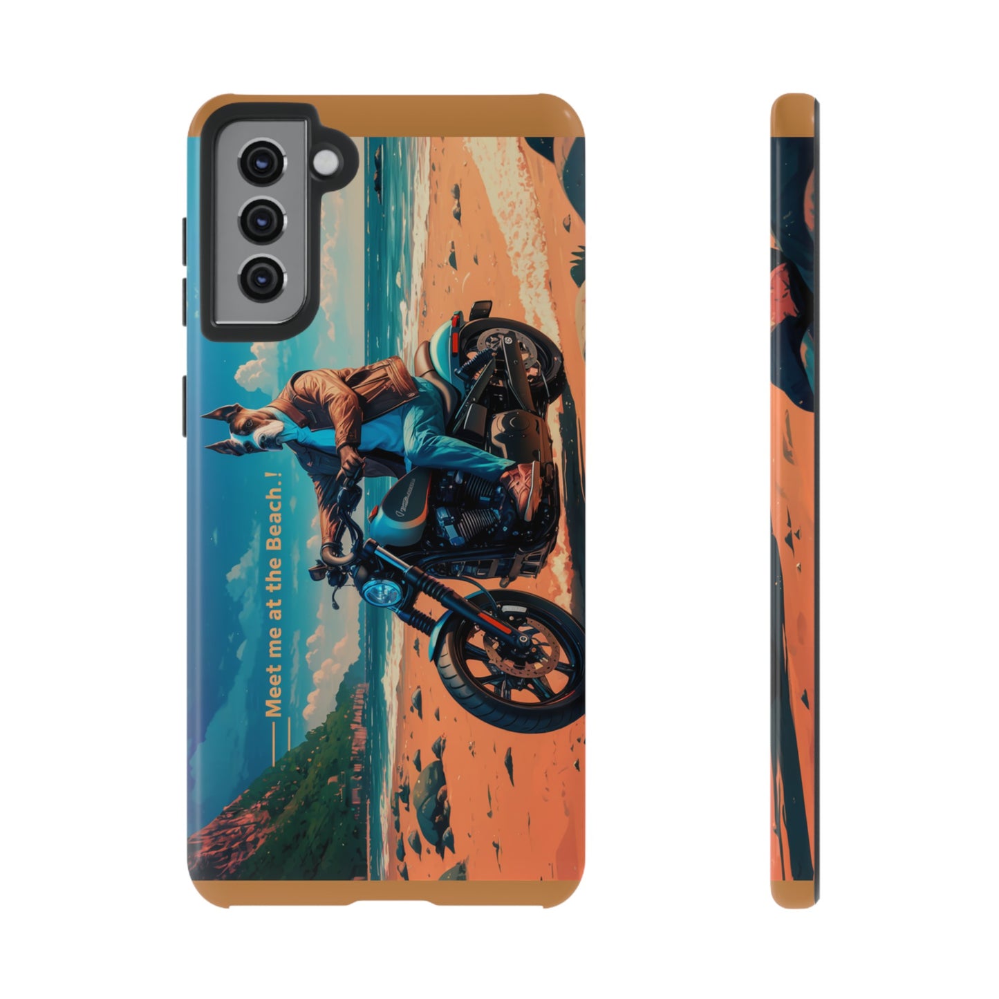 Let's Ride - Great Dane Biker Protective Phone Case