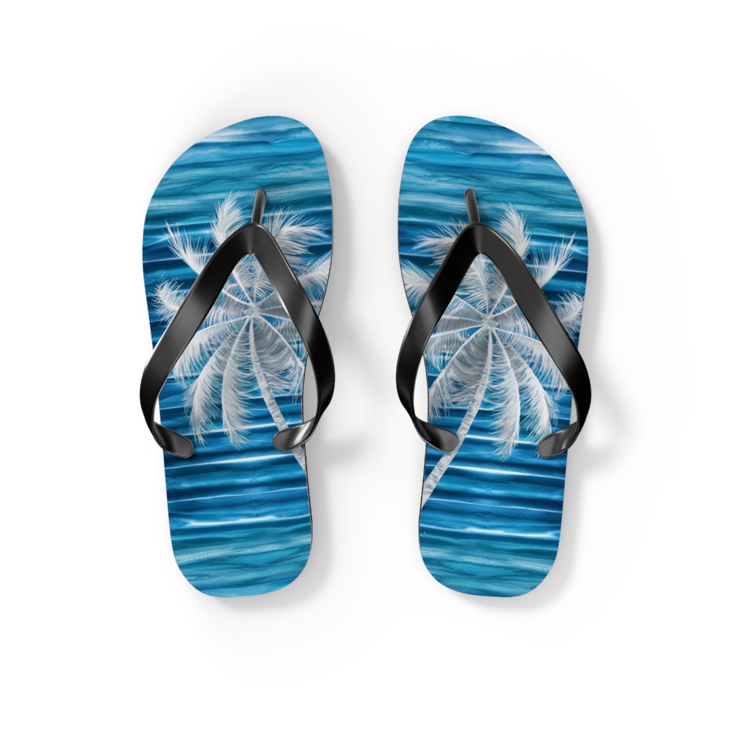 White Palmtree Beach - Flip Flops, Sandals