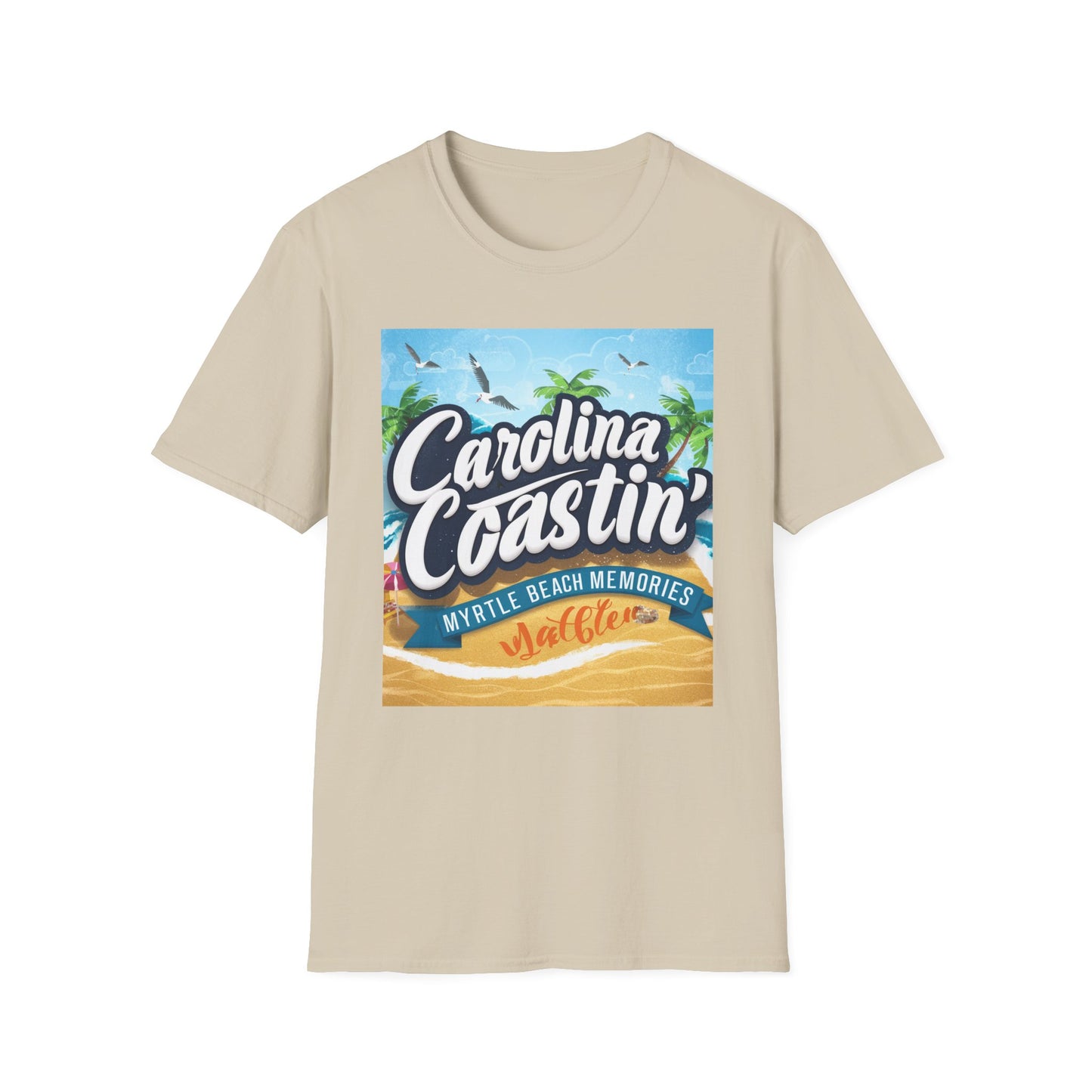 Carolina Coastin, Myrtle Beach - Unisex Softstyle T-Shirt