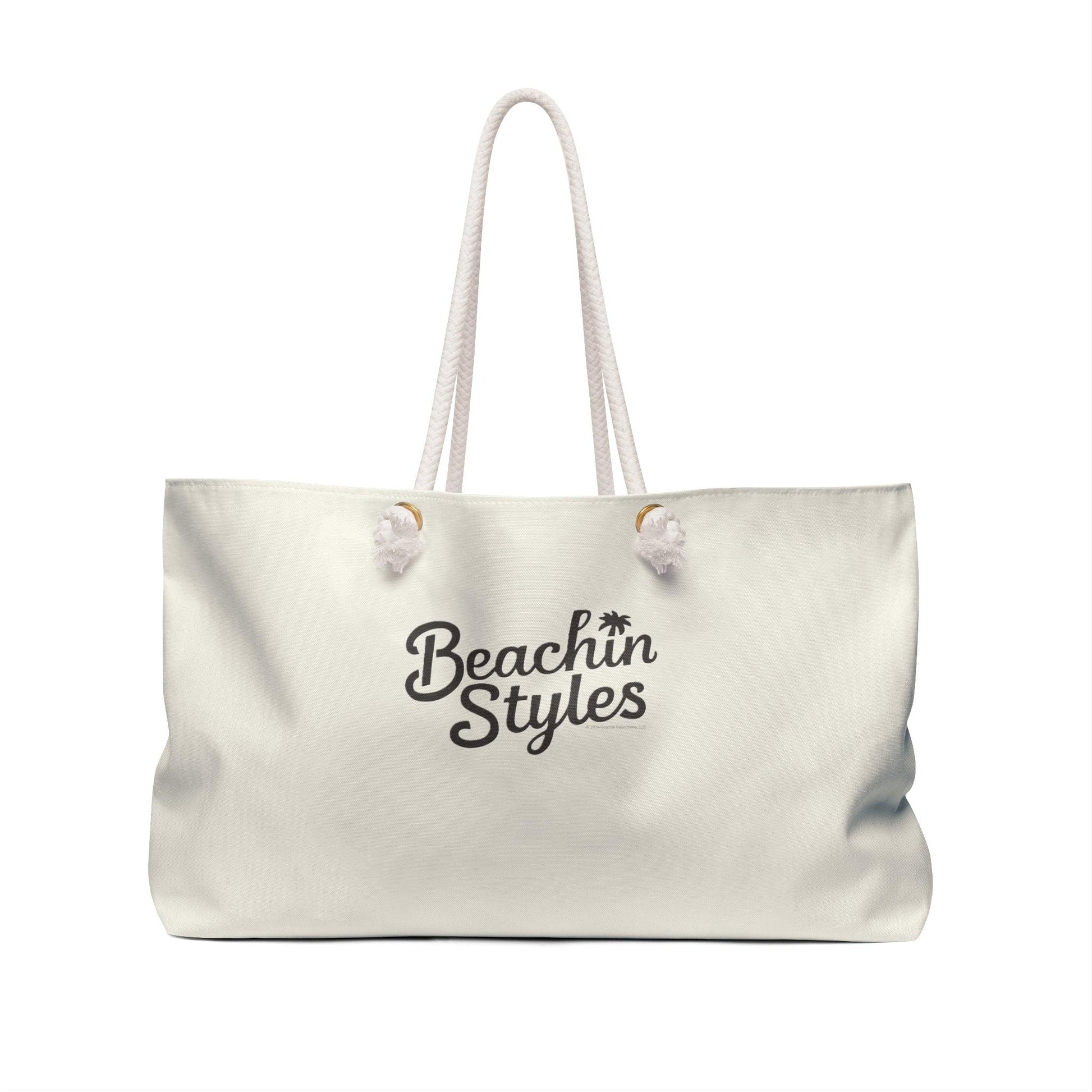 Beachin Styles© Beachin More Work Less Crab Beach Bag - Coastal Collections