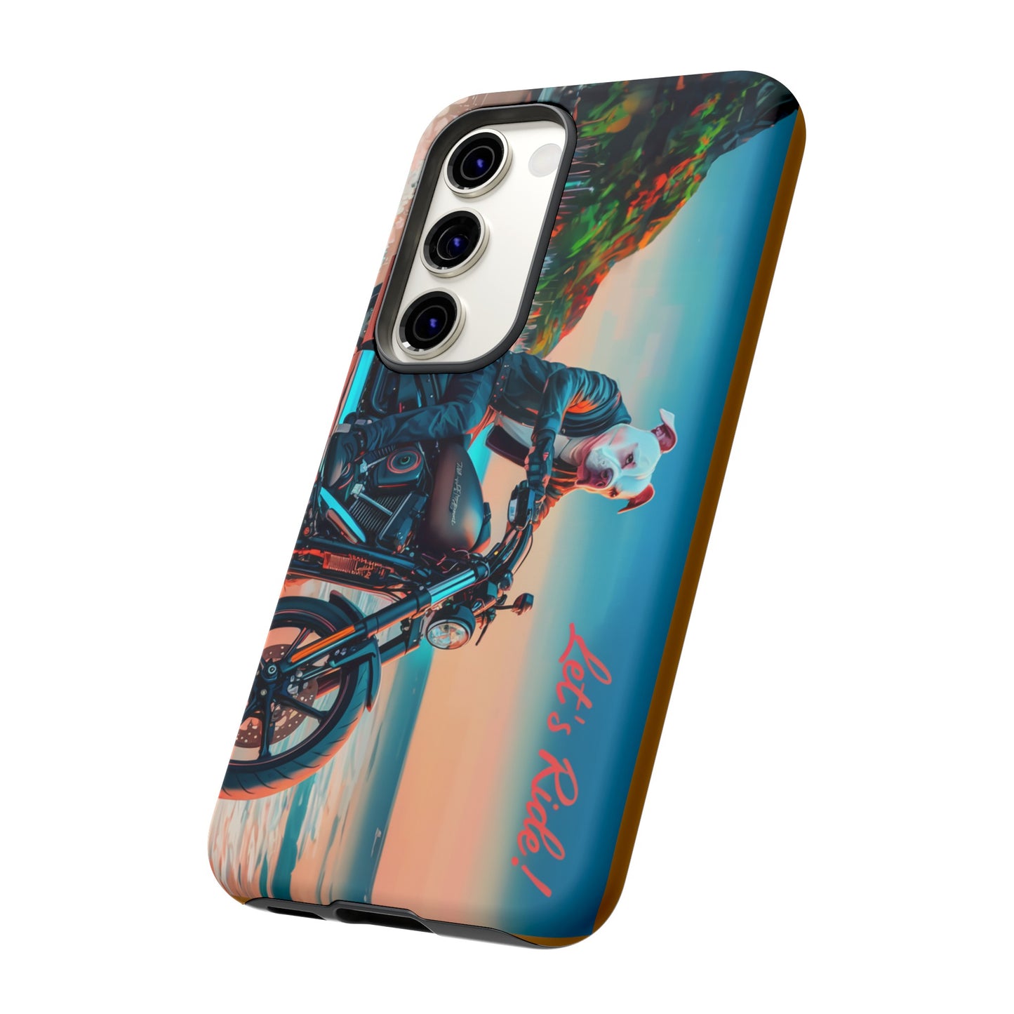 Let's Ride - Bulldog Biker Protective Phone Case