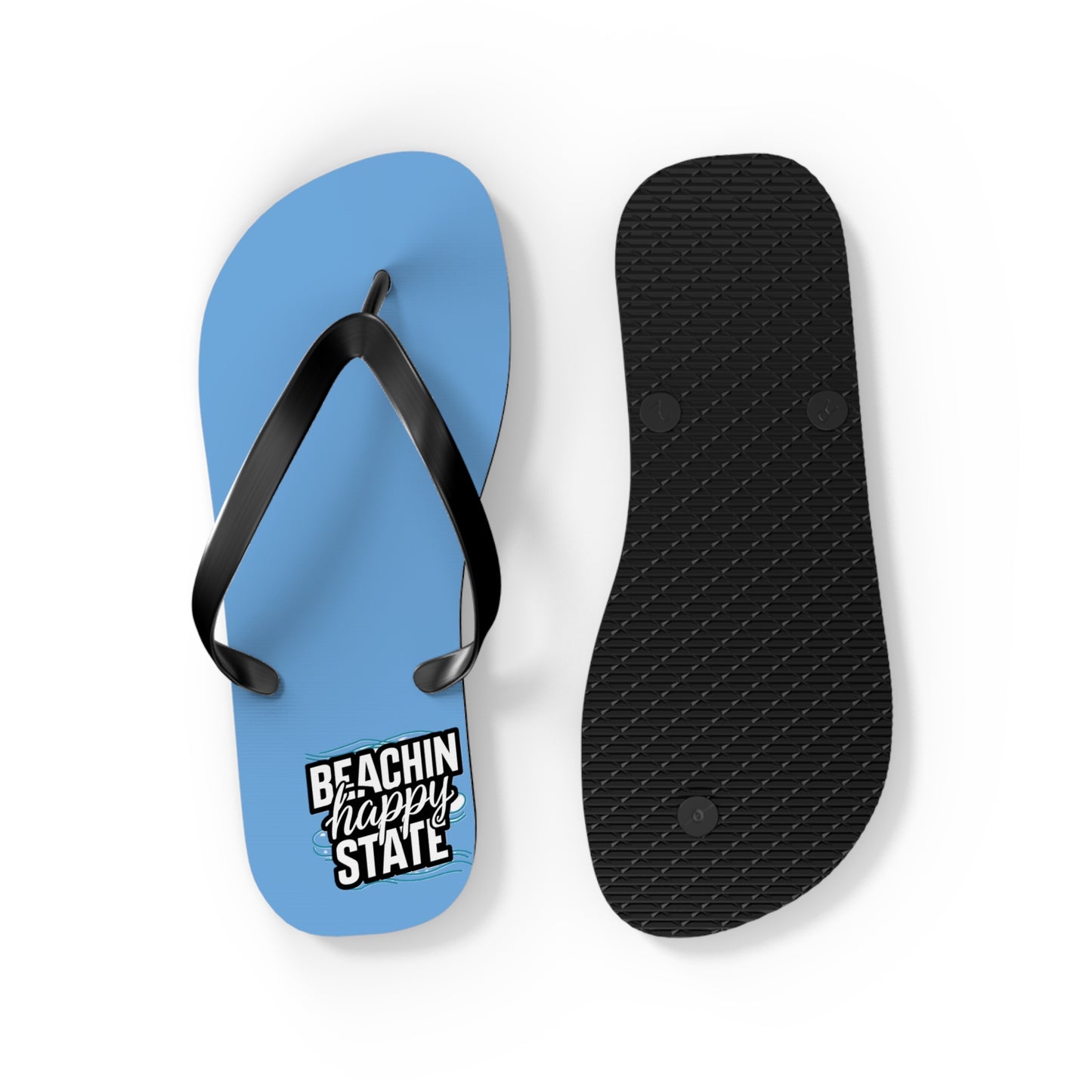 Beachin Happy State - Flip Flops, Sandals