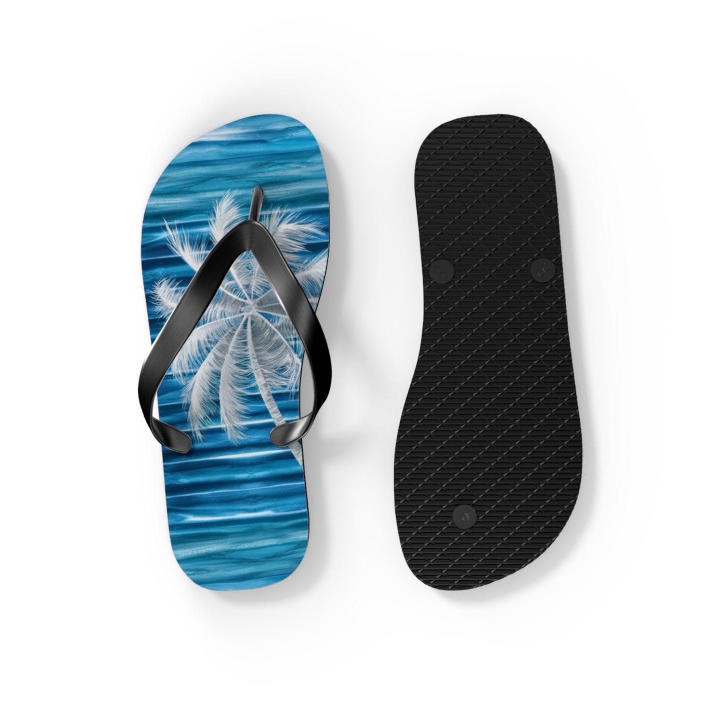 White Palmtree Beach - Flip Flops, Sandals