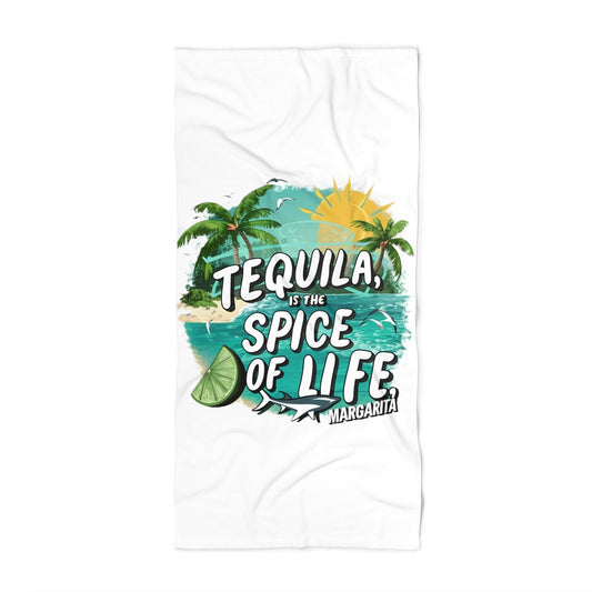 Tequila is the Spice of Life Beach Towel - Coastal Collections