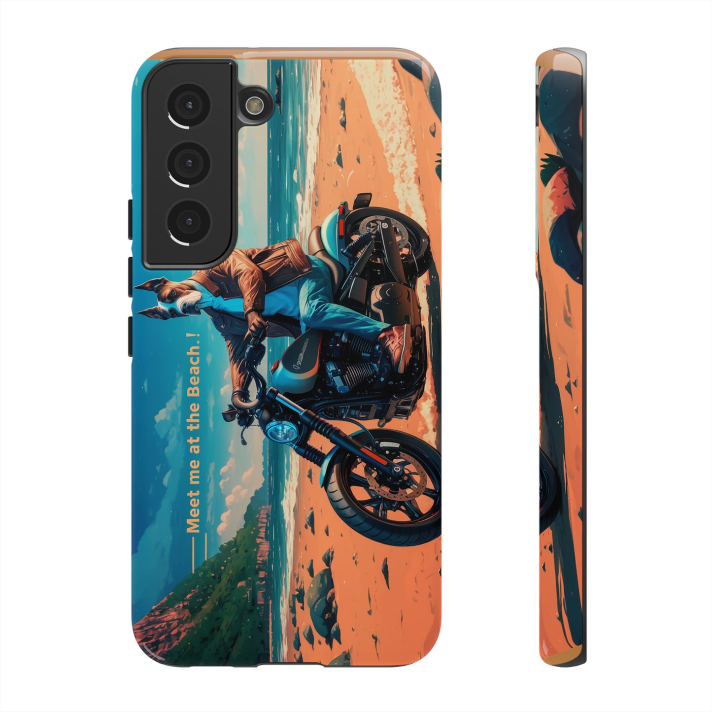 Let's Ride - Great Dane Biker Protective Phone Case