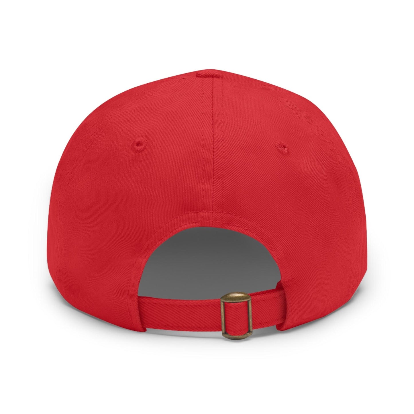 Beachin Styles© Red Parrot Hat with Leather Patch (Rectangle) - Coastal Collections