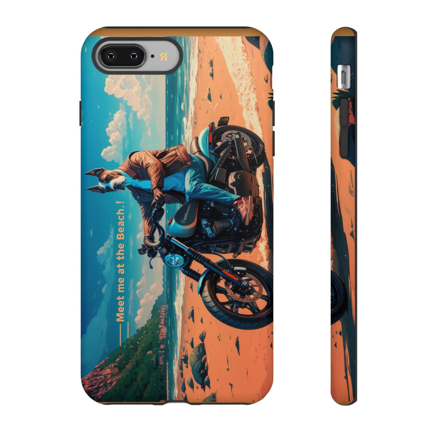 Let's Ride - Great Dane Biker Protective Phone Case