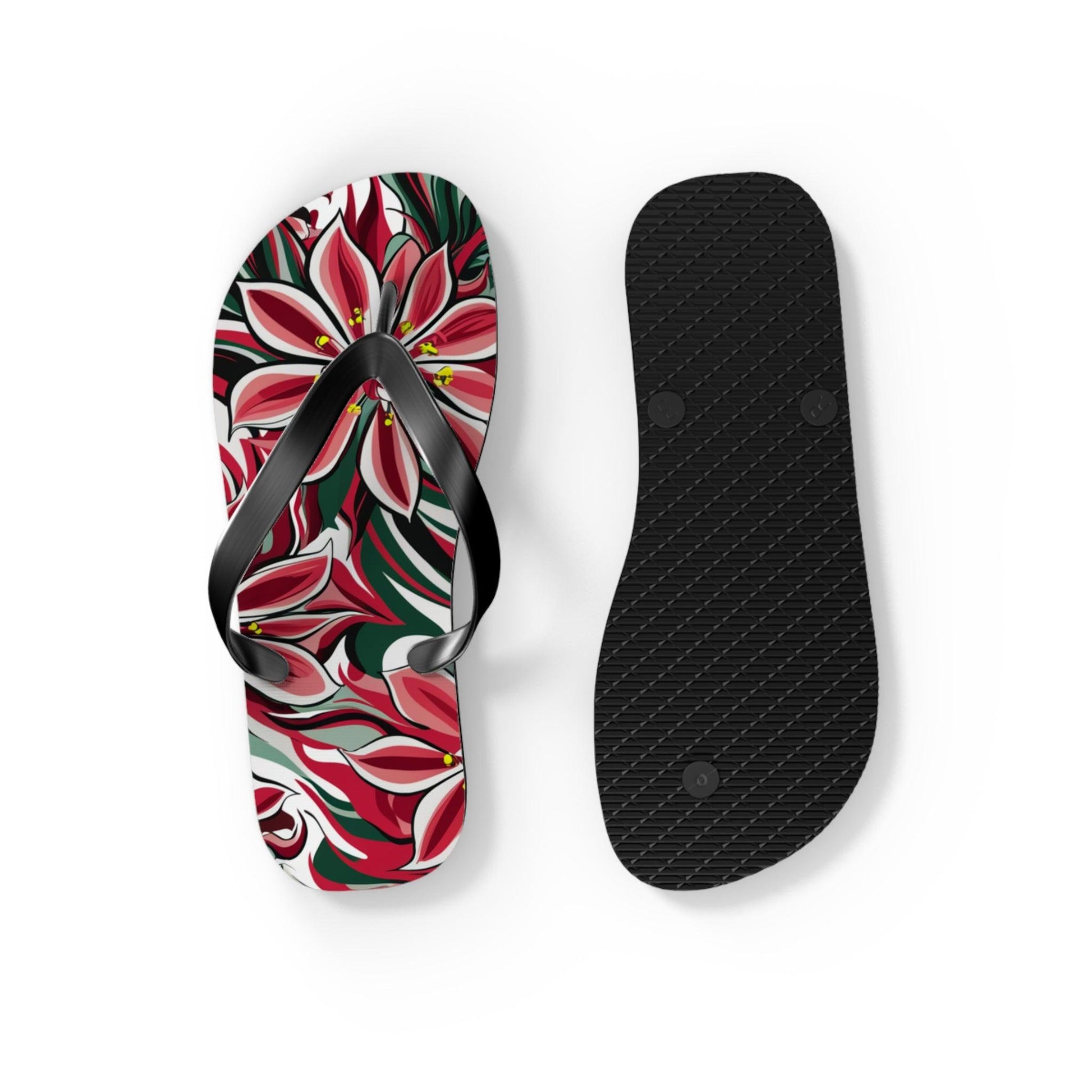 Oleander Flower Inspired Flip Flops, Express Your Beach Loving Self - Coastal Collections