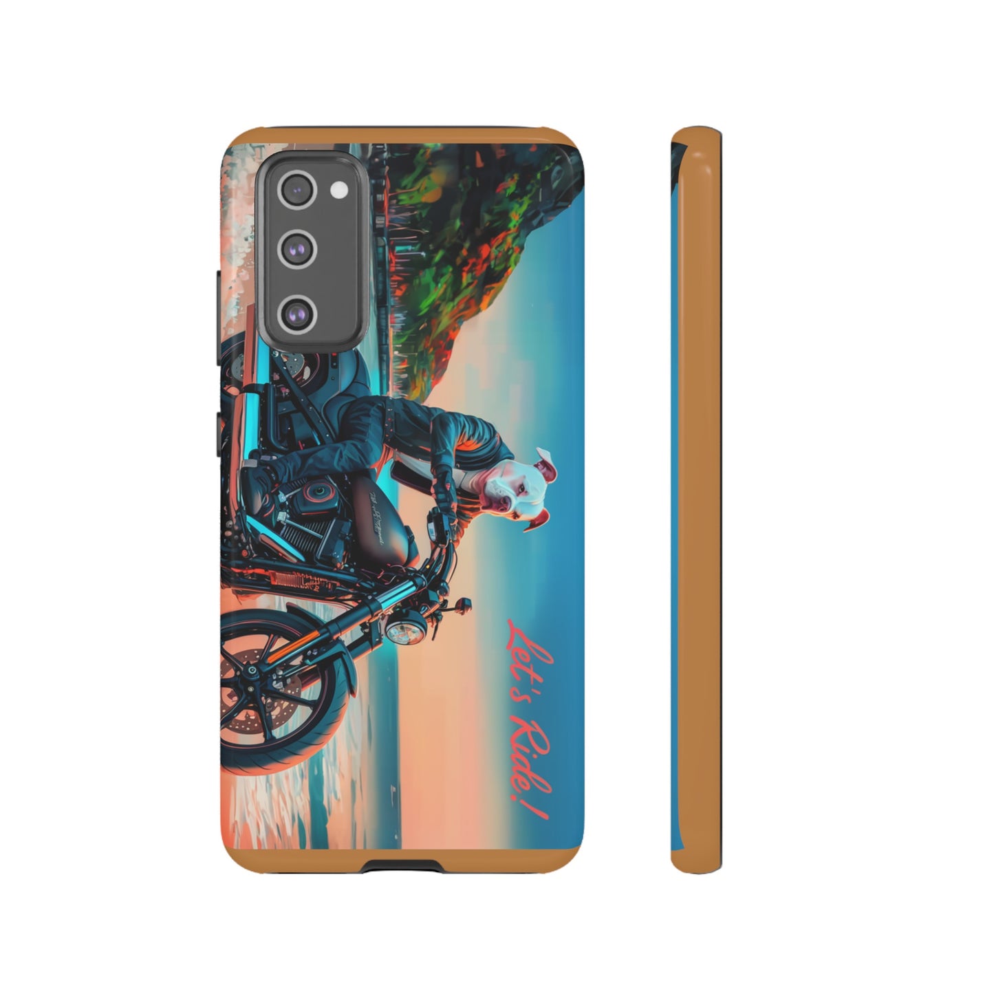 Let's Ride - Bulldog Biker Protective Phone Case