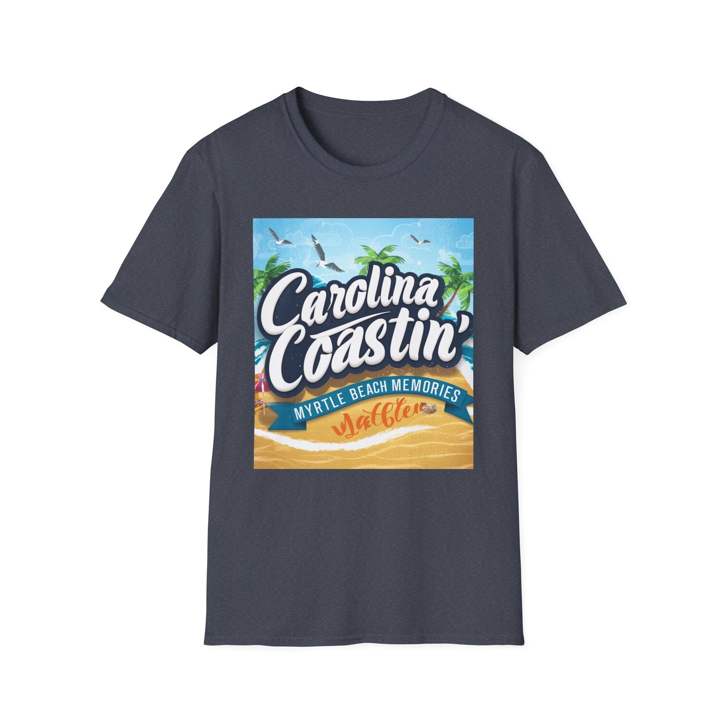 Carolina Coastin, Myrtle Beach - Unisex Softstyle T-Shirt