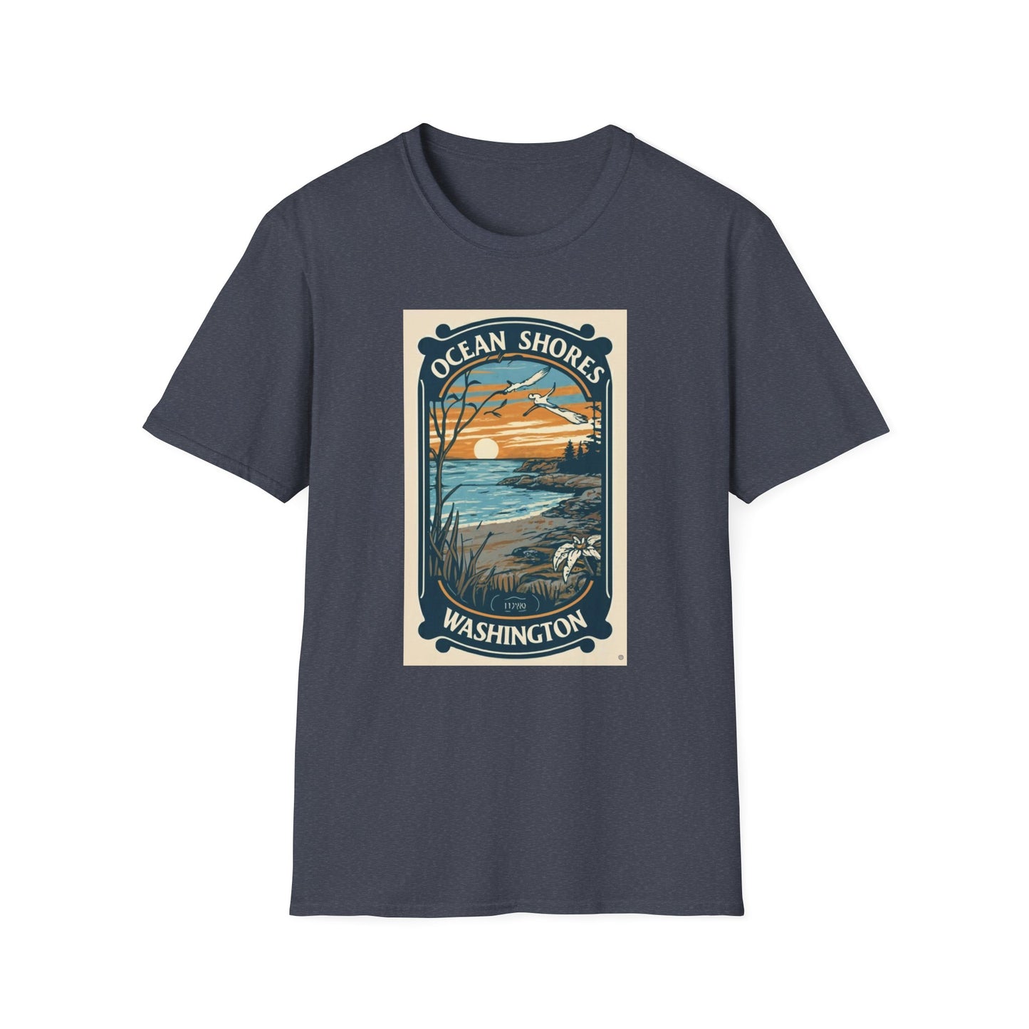 Ocean Shores Washington - Unisex Softstyle T-Shirt