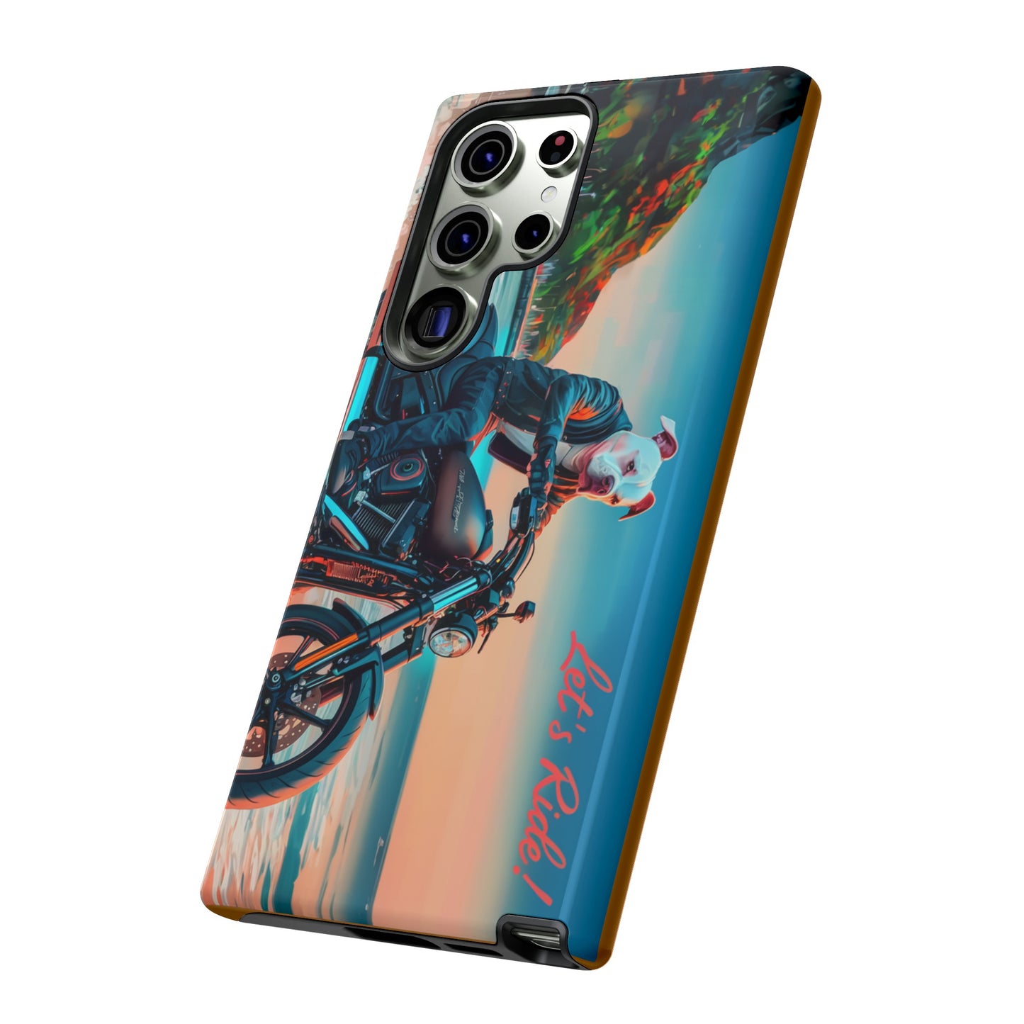 Let's Ride - Bulldog Biker Protective Phone Case