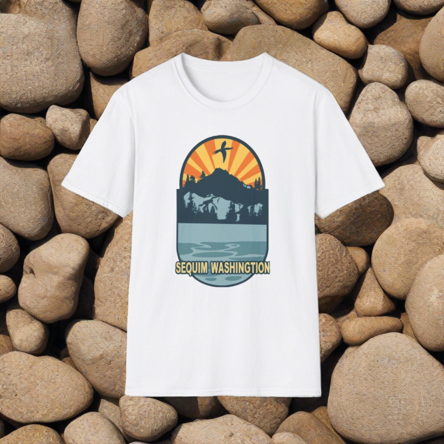 Sequim Washington - Unisex Softstyle T-Shirt