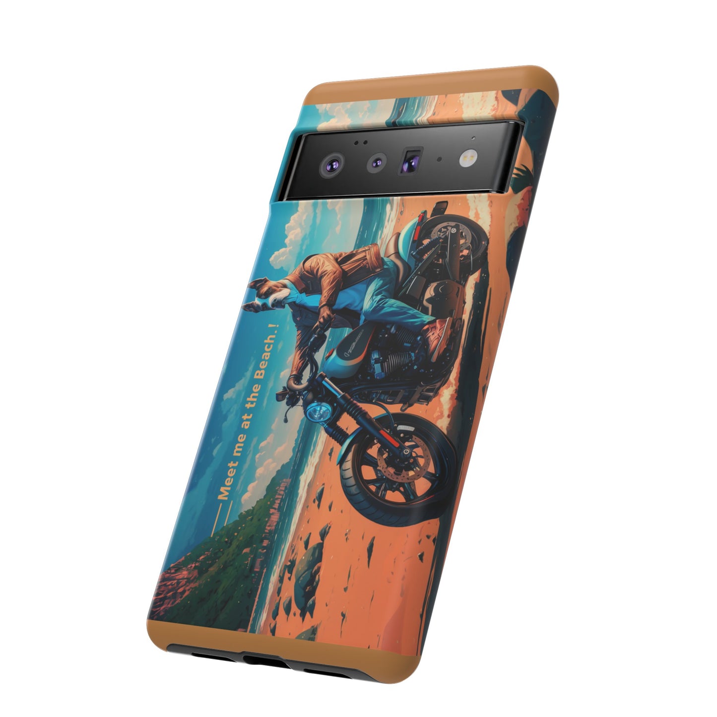 Let's Ride - Great Dane Biker Protective Phone Case