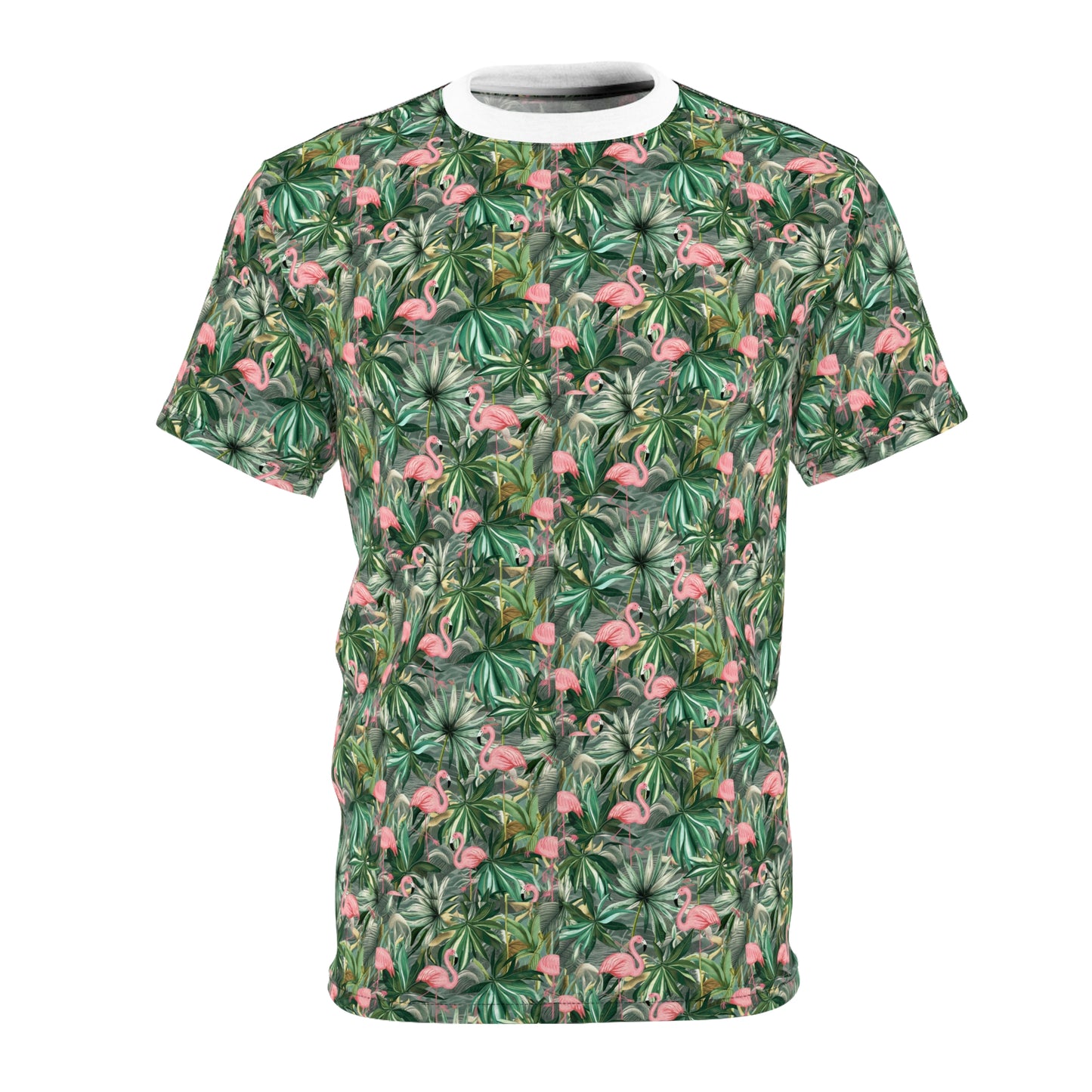 Palm Trees and Flamingos - Men's Tee