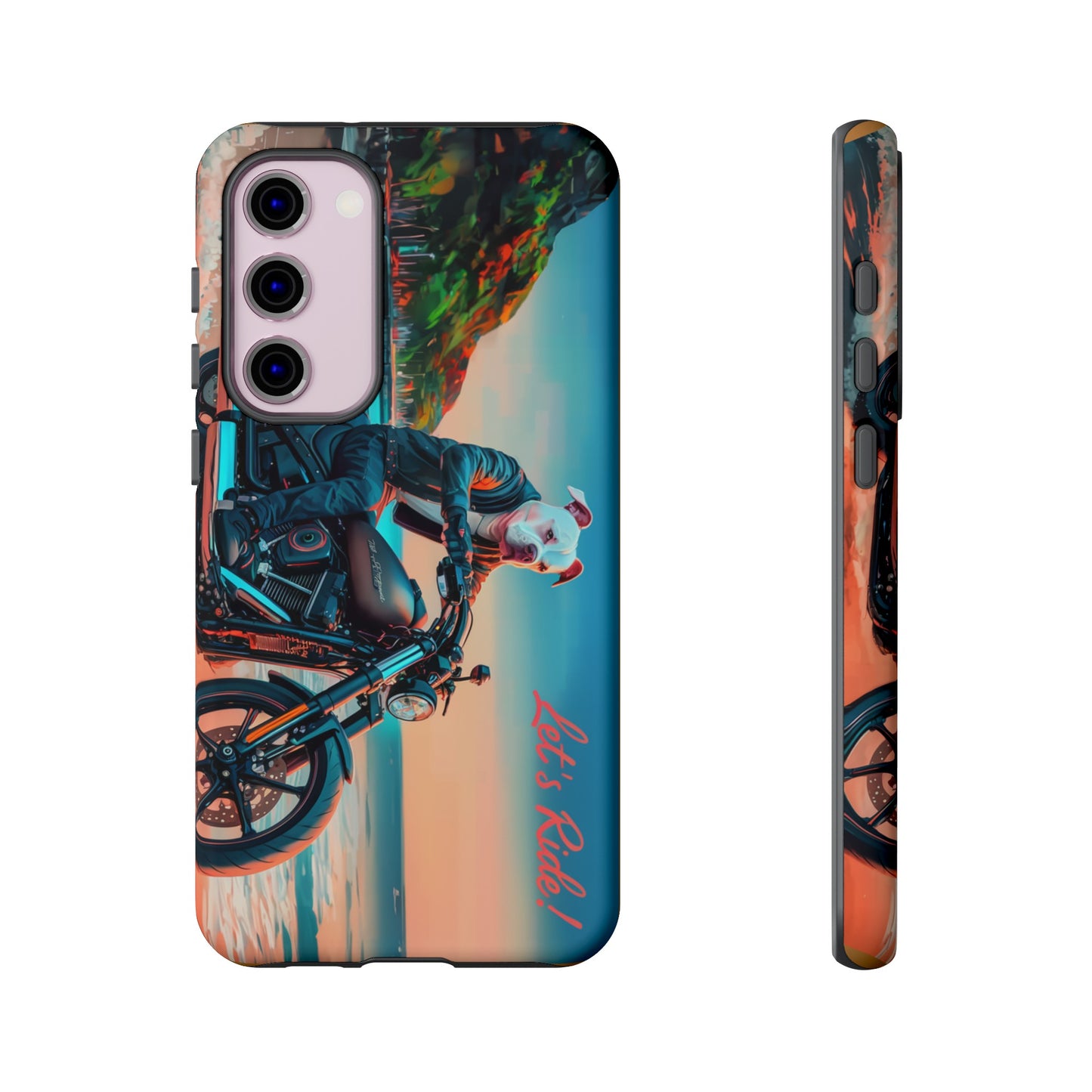 Let's Ride - Bulldog Biker Protective Phone Case